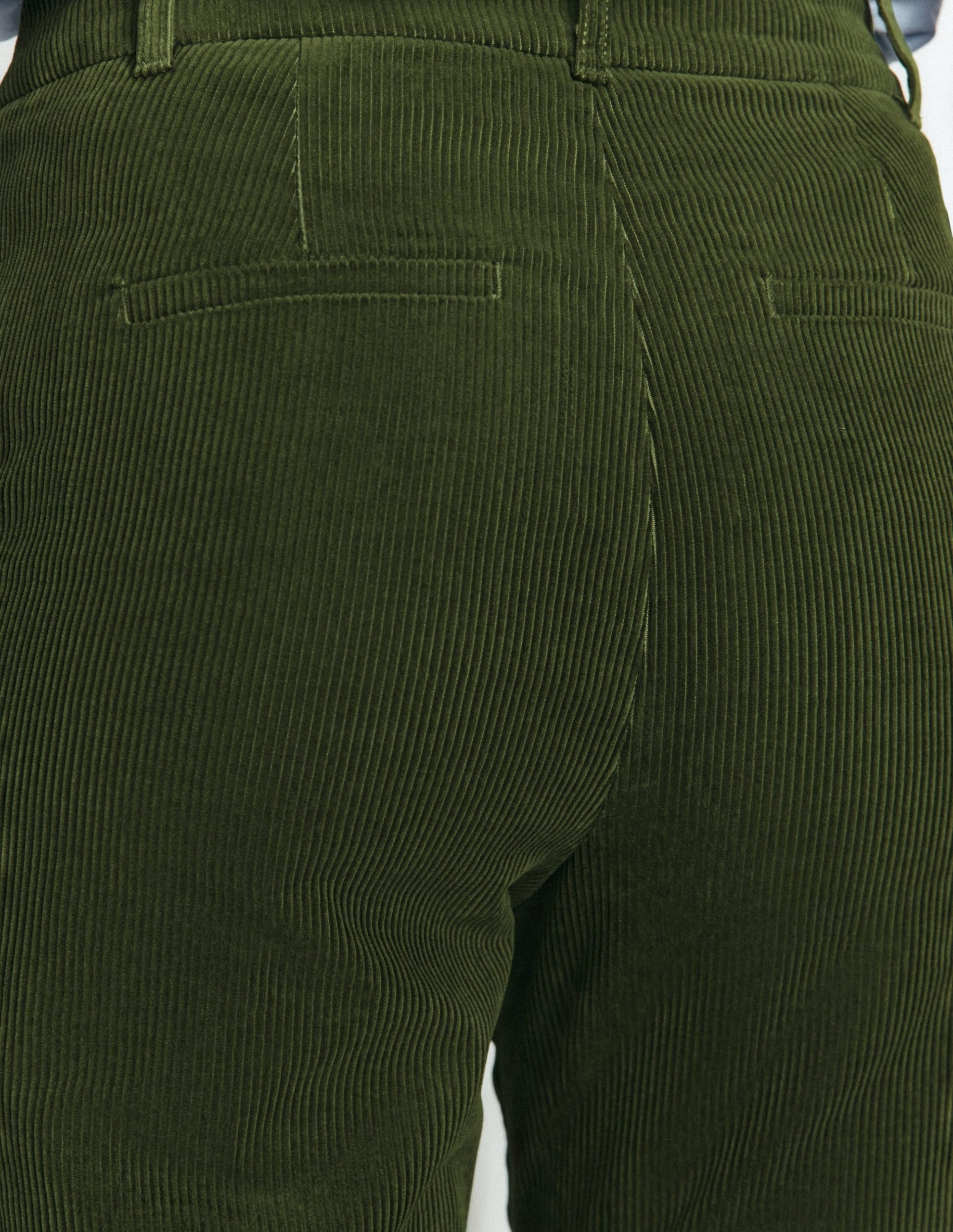 Canonbury Cord Pants-Forest Green - Image 5
