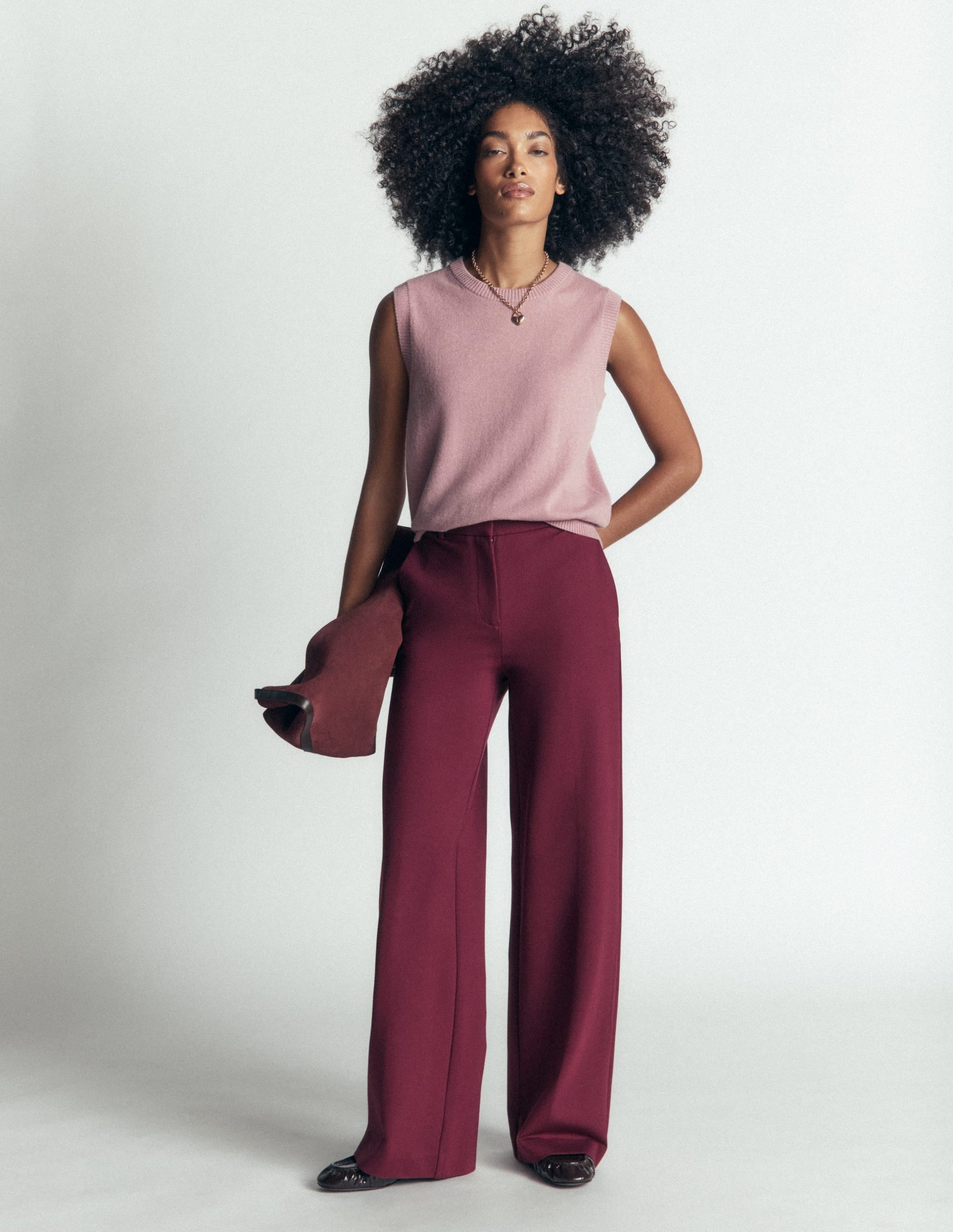 Belgravia Ponte Pants-Deep Wisteria - Image 2