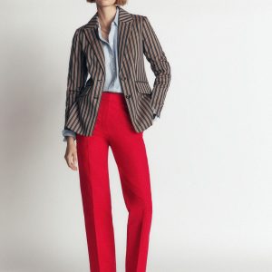 Canonbury Cotton 7/8 Pants-Salsa Red