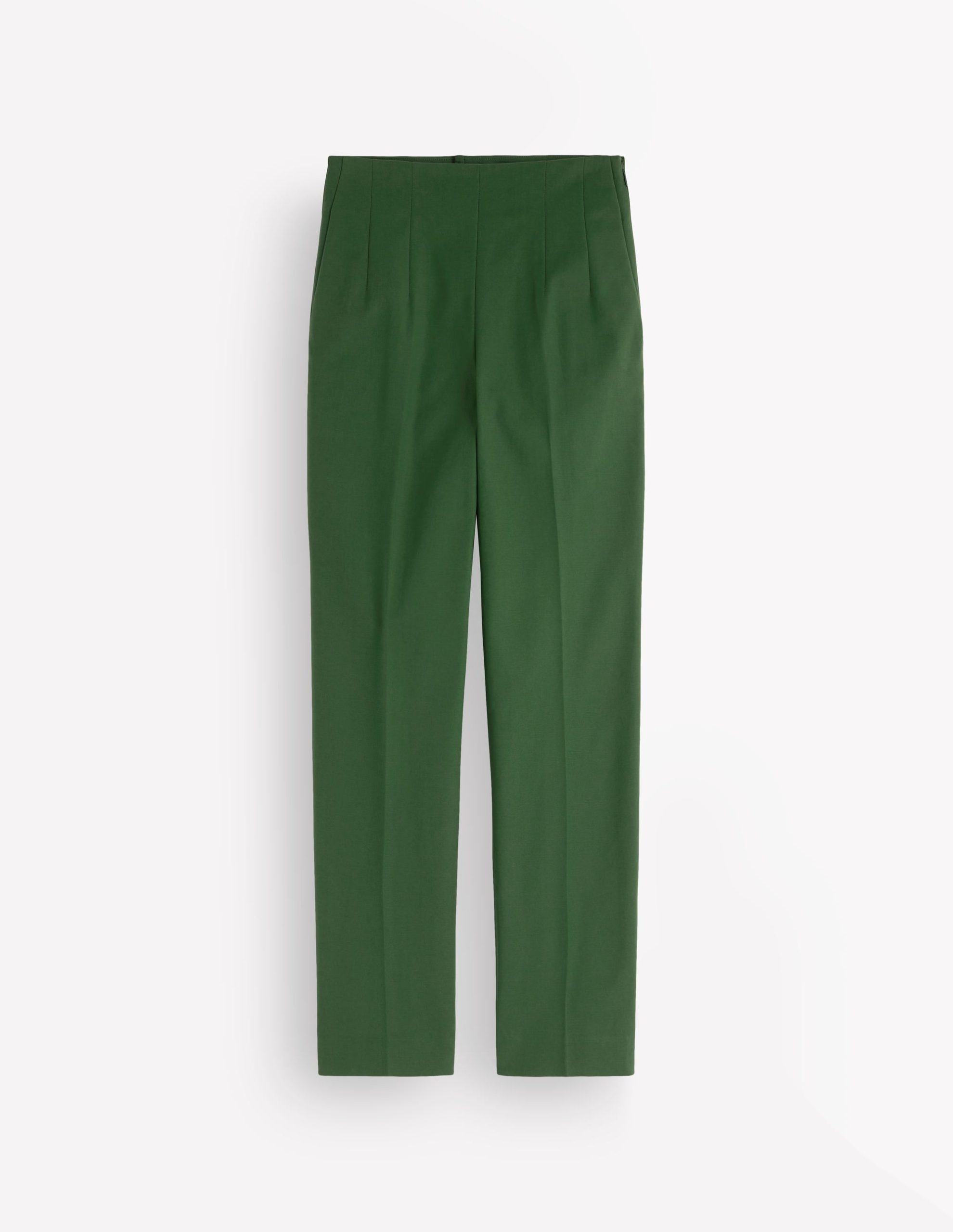 Slim Leg Cotton Pants-Hunter Green - Image 6