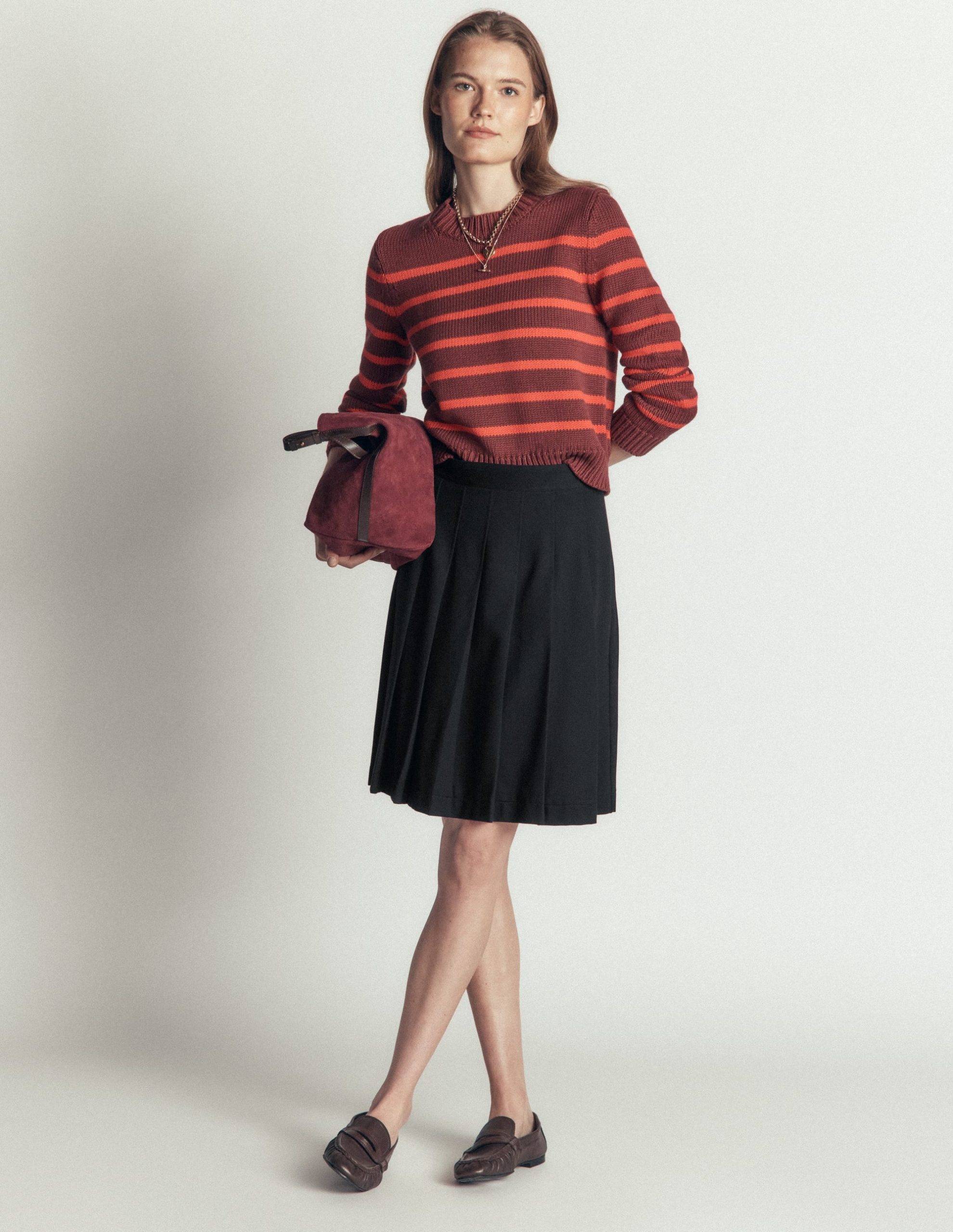 Aya Ponte Skirt-Black - Image 4