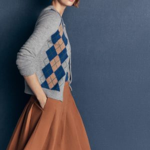 Aya Cotton Skirt-Ginger