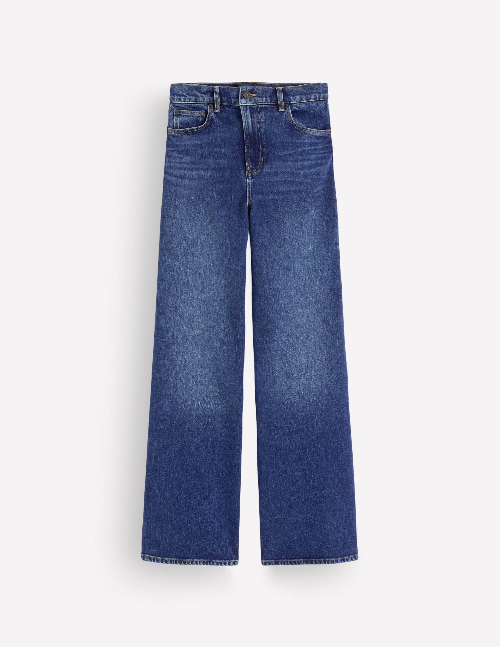 High Rise Wide Leg Jeans-Mid Vintage - Image 6
