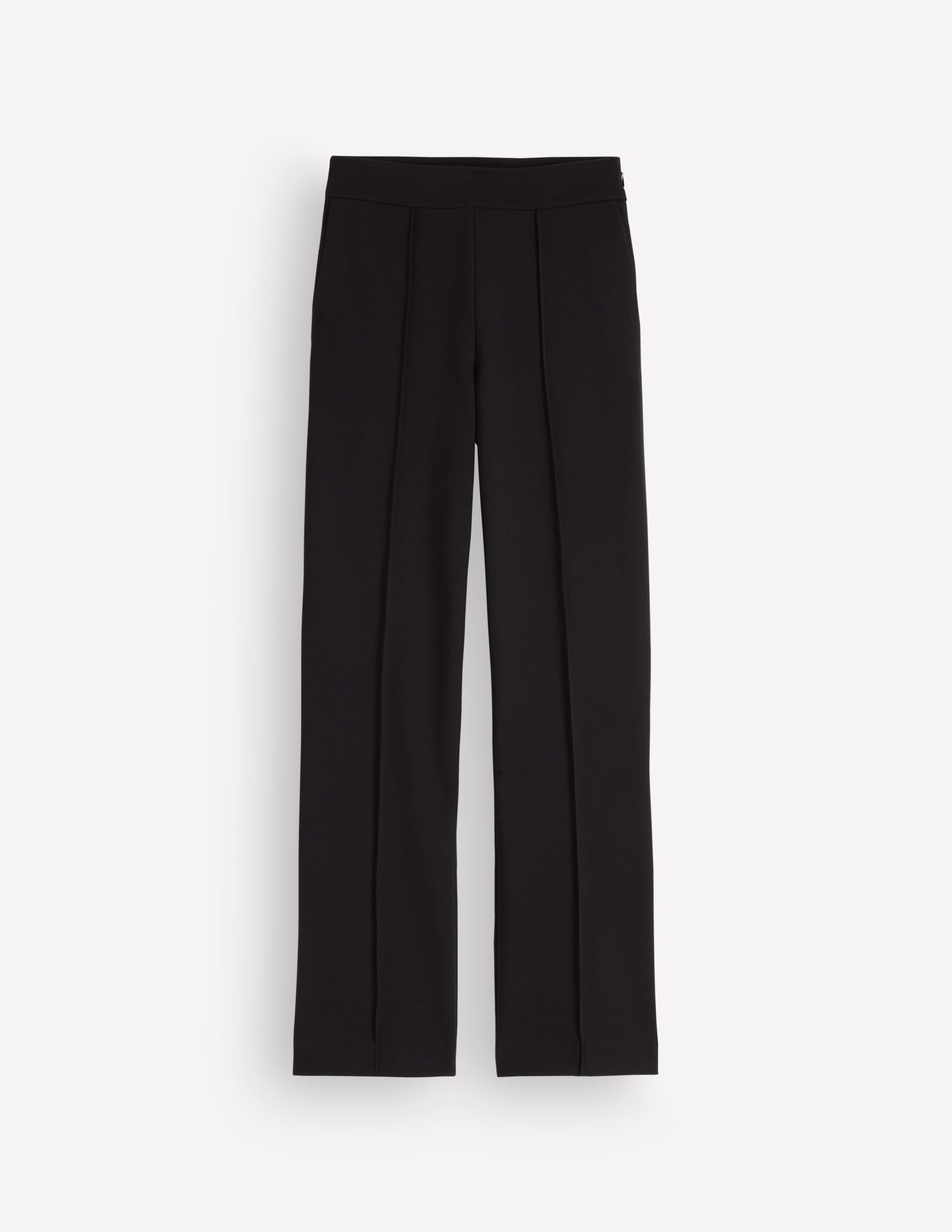 Straight Leg Ponte Pants-Black - Image 6