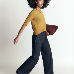 Belgravia Twill Pants-Indigo