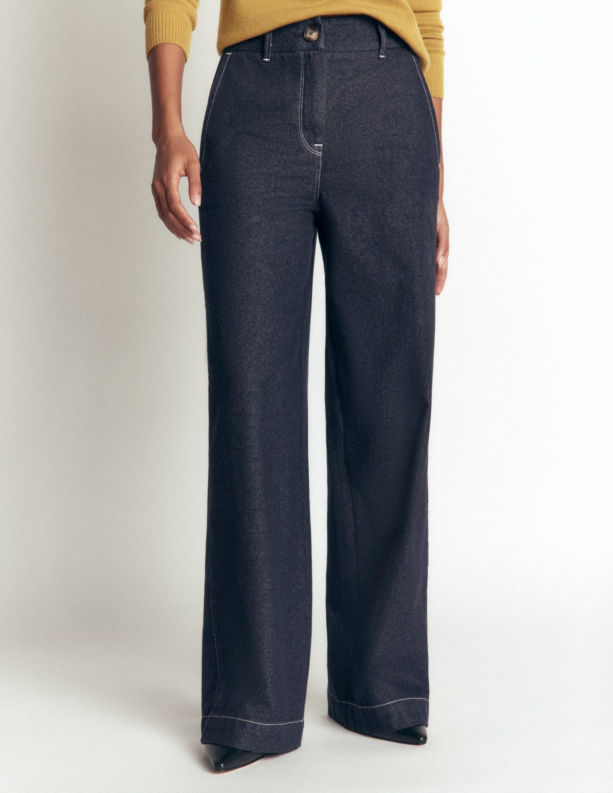 Belgravia Twill Pants-Indigo - Image 4