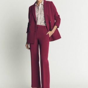 Fitzrovia Tailored Pants-Deep Wisteria