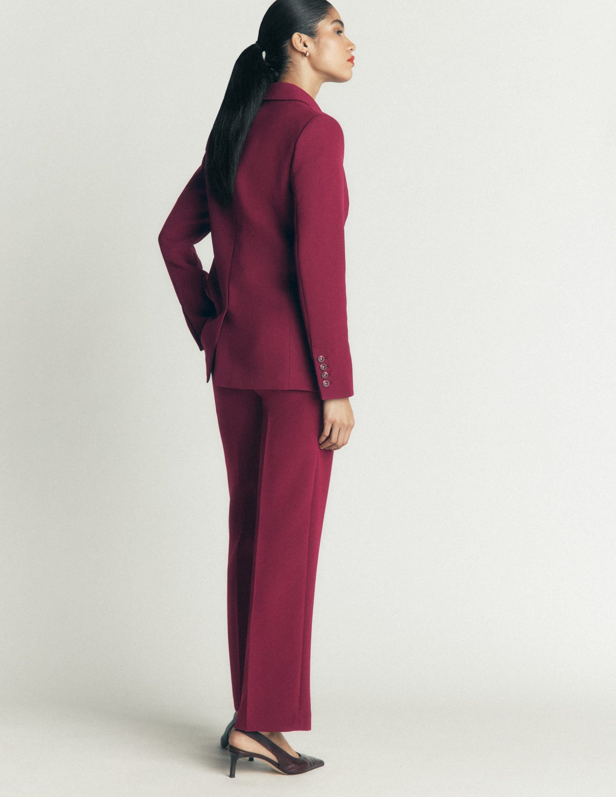 Fitzrovia Tailored Pants-Deep Wisteria - Image 5