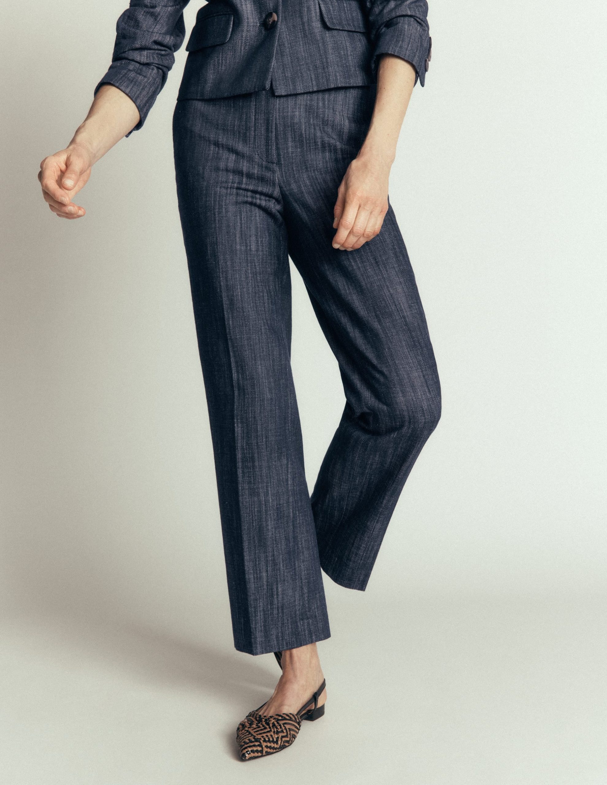 Canonbury Twill 7/8 Pants-Indigo - Image 6
