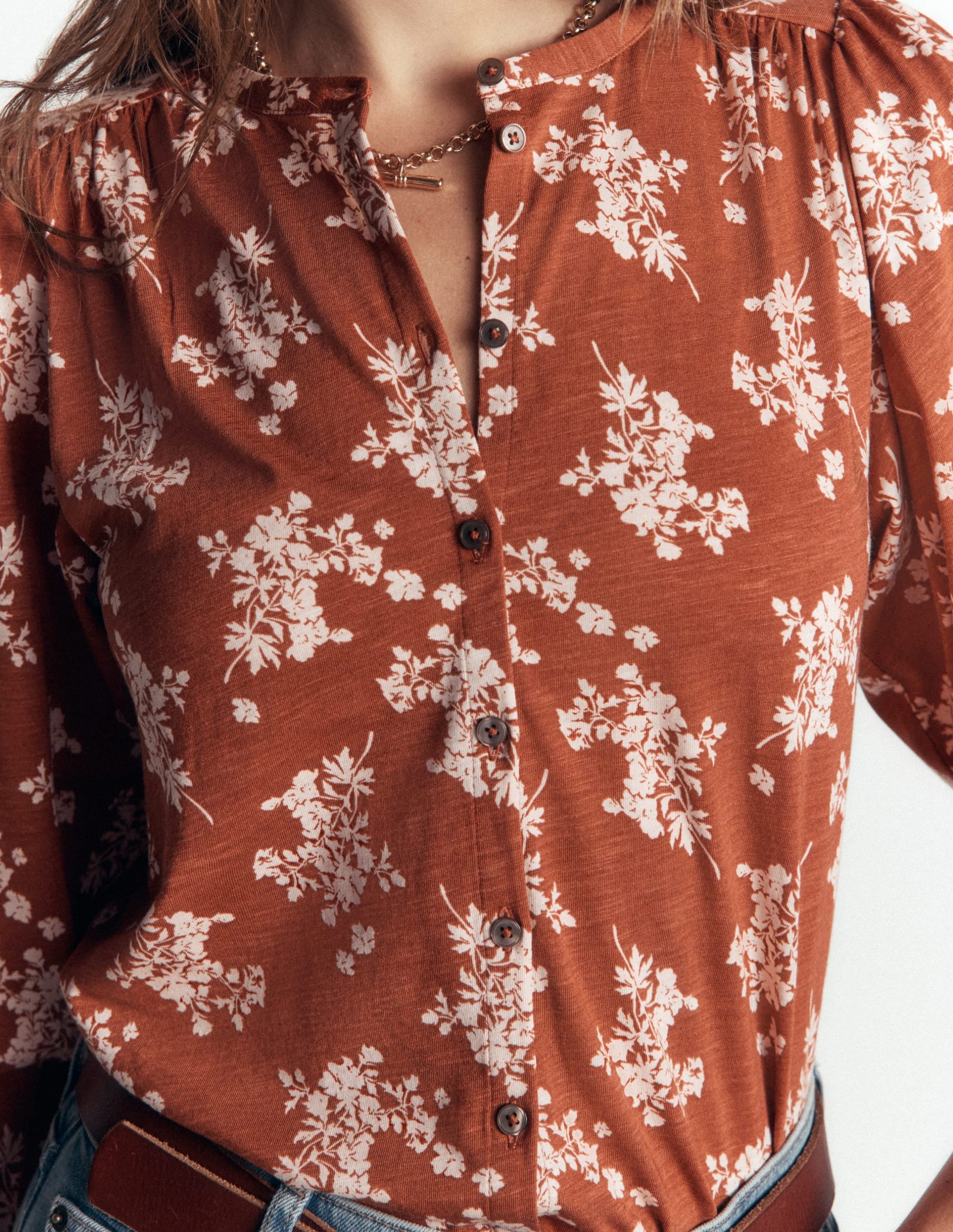 Ara Jersey Shirt-Arabian Spice. Flecked Bunch - Image 3