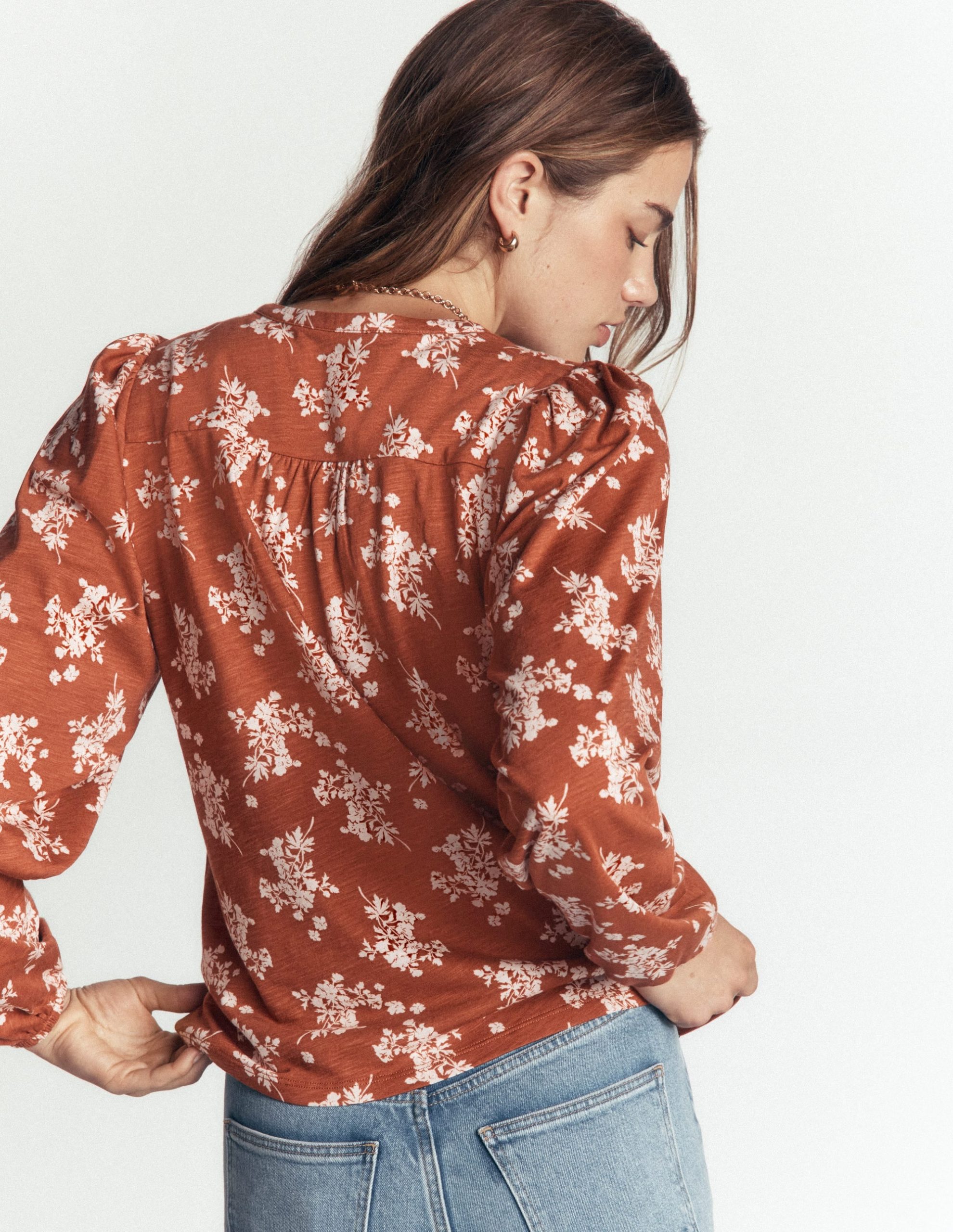 Ara Jersey Shirt-Arabian Spice. Flecked Bunch - Image 4