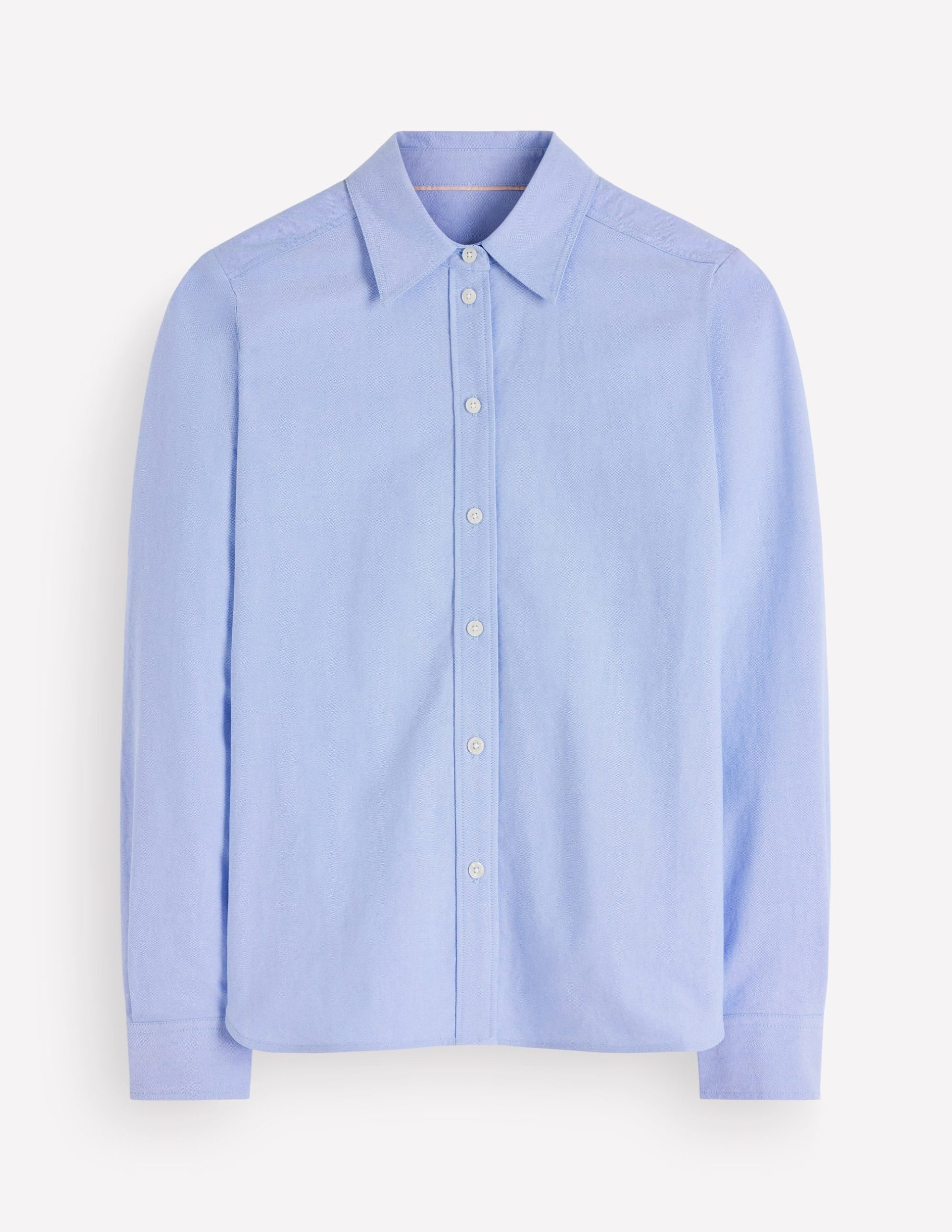 The New Sienna Cotton Shirt-Blue Oxford - Image 5