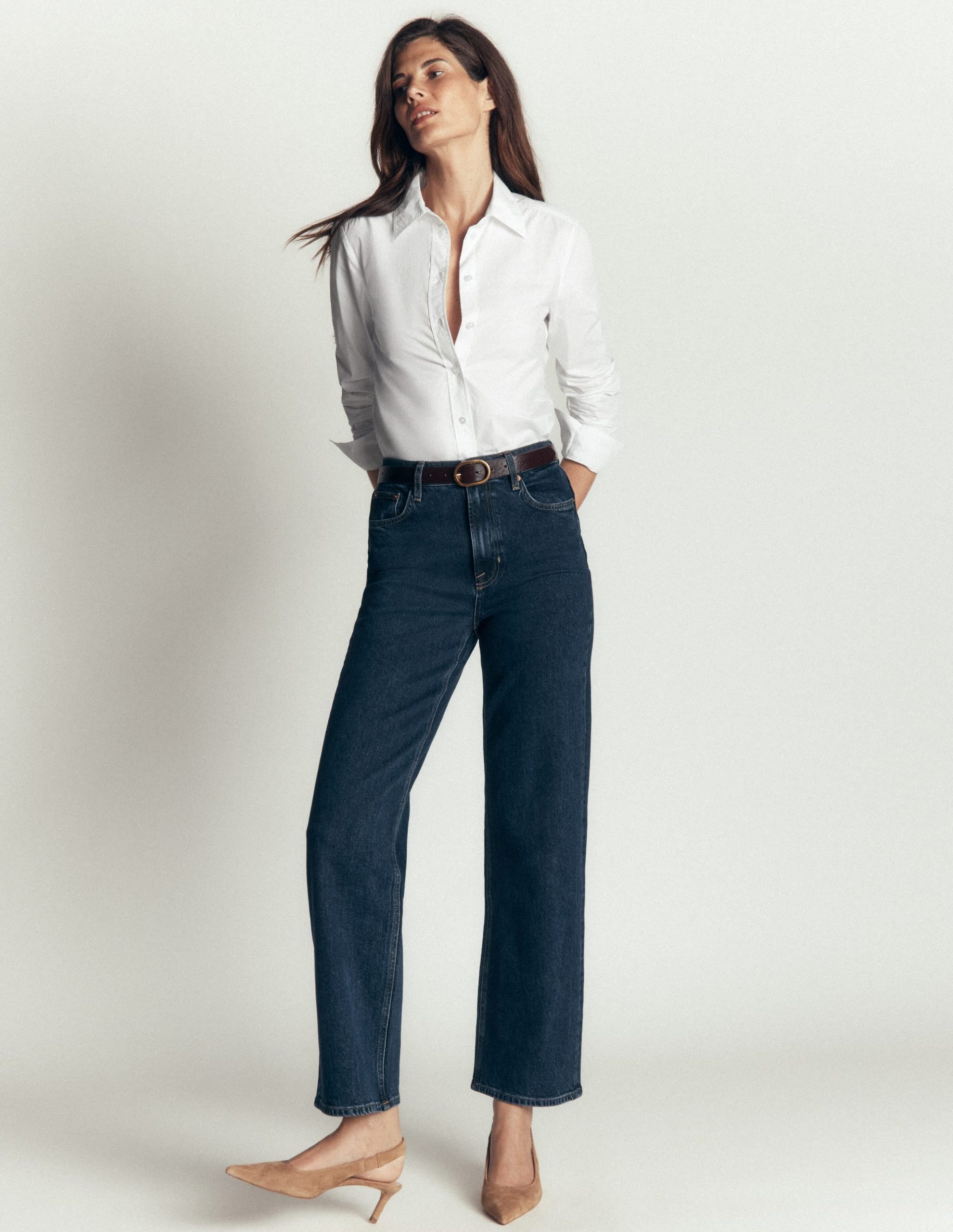 The New Sienna Cotton Shirt-White - Image 4