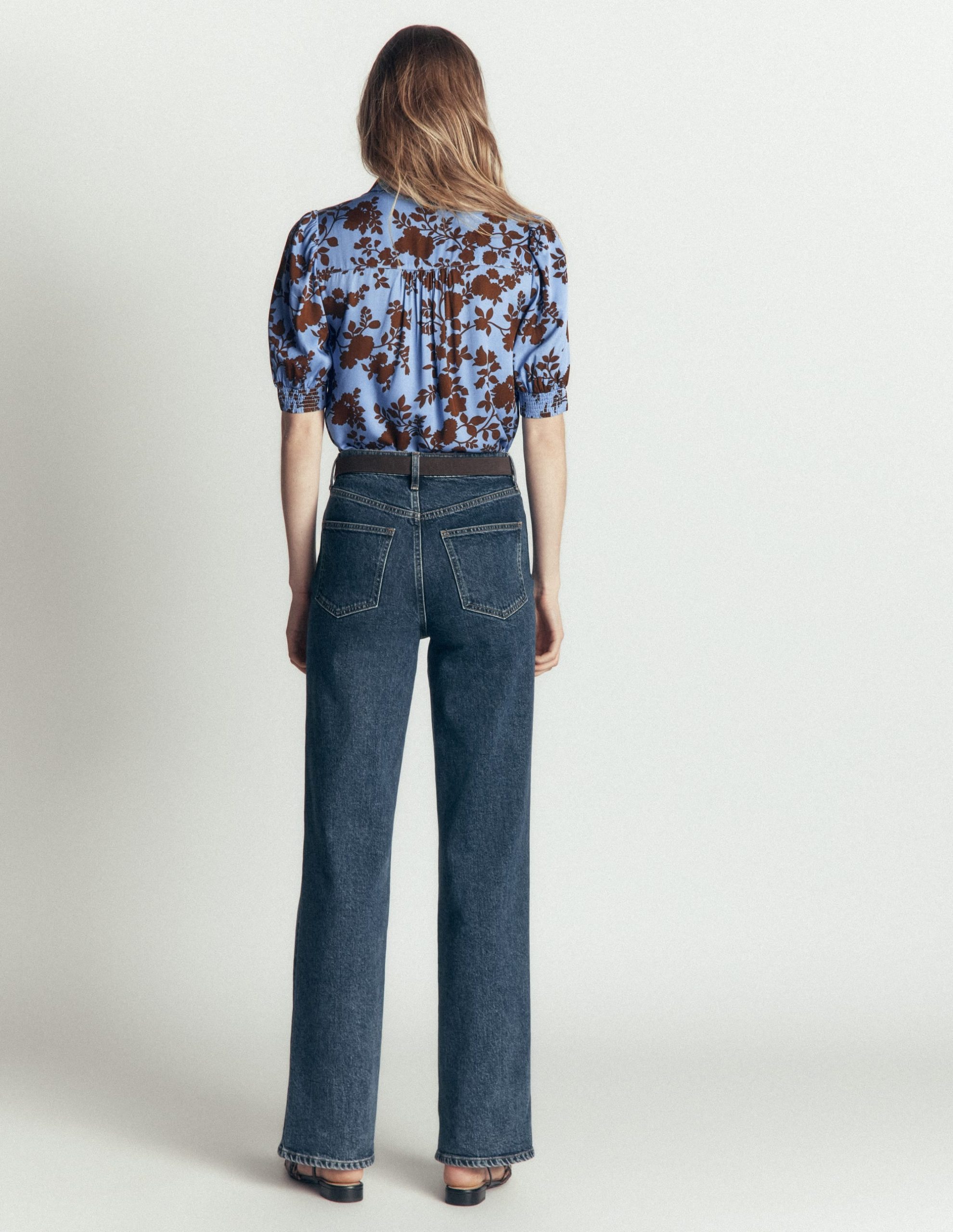Penelope Viscose Top-Forget Me Not. Bouquet Breeze - Image 5