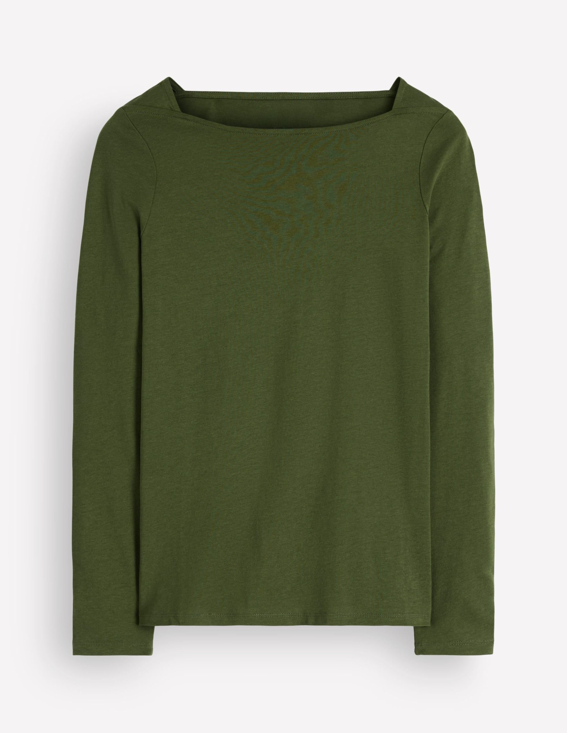 Supersoft Square Neck Top-Brunswick Green - Image 4