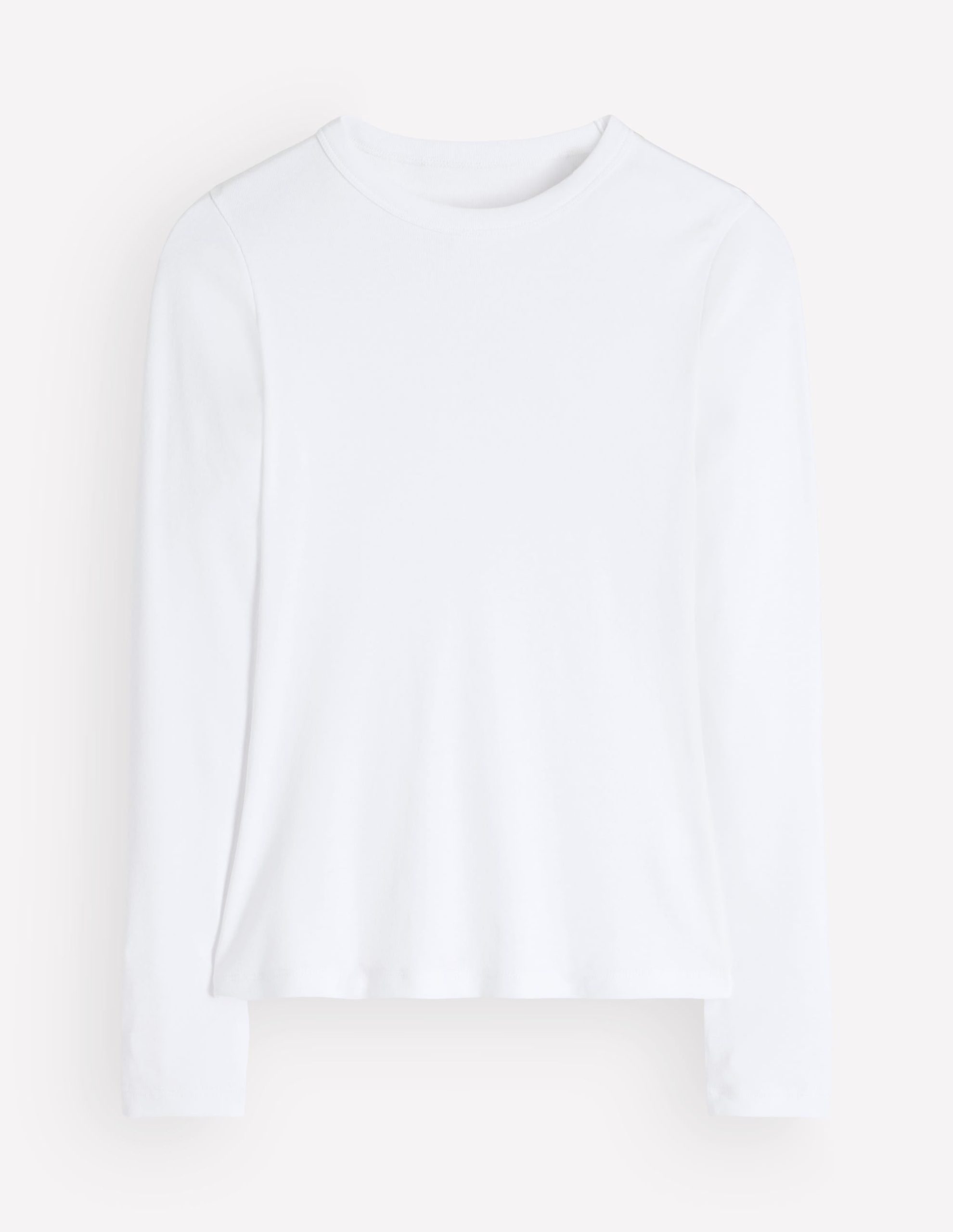 Annie Essential Crew Neck Top-White - Image 5