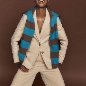 Stamford Cord Blazer-Latte