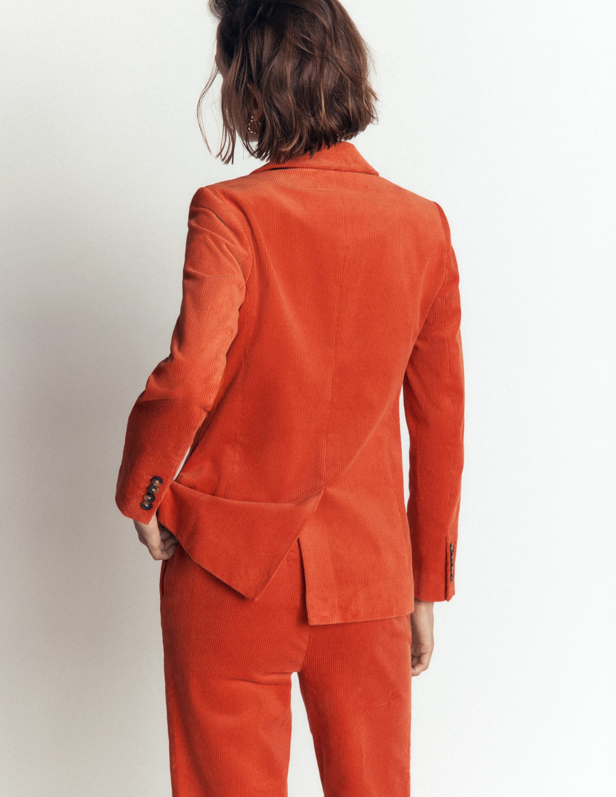 Stamford Cord Blazer-Spiced Ginger - Image 5