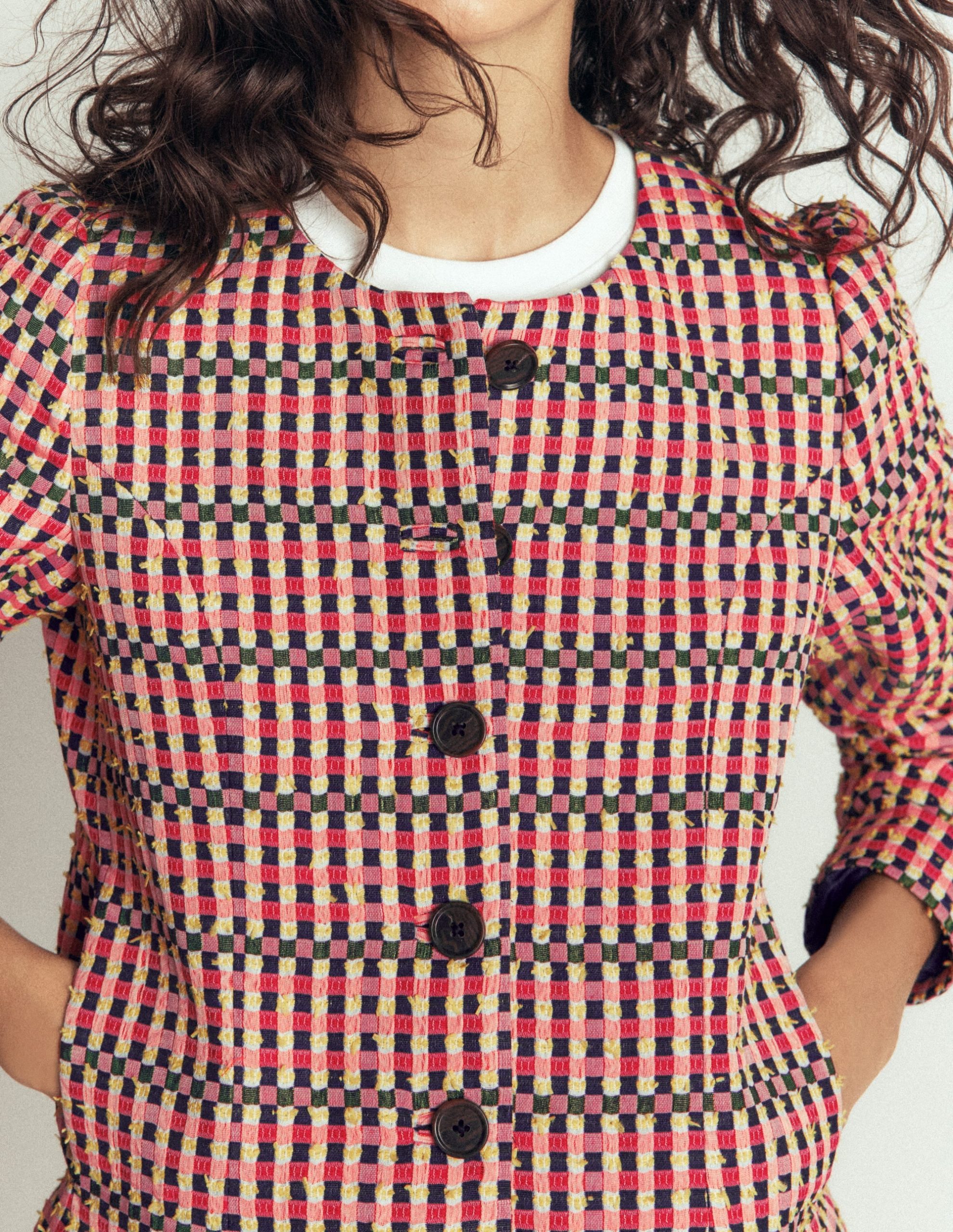 Salisbury Puff Sleeve Jacket-Multi - Image 2