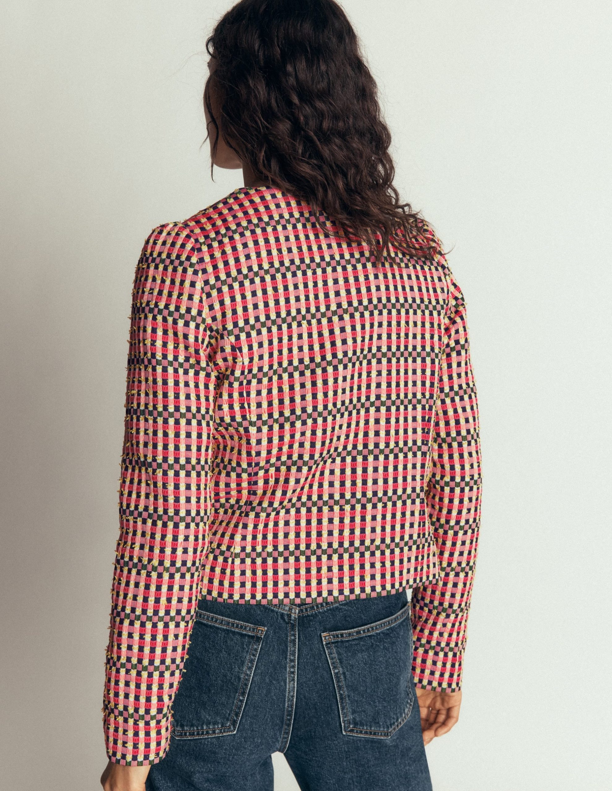 Salisbury Puff Sleeve Jacket-Multi - Image 3
