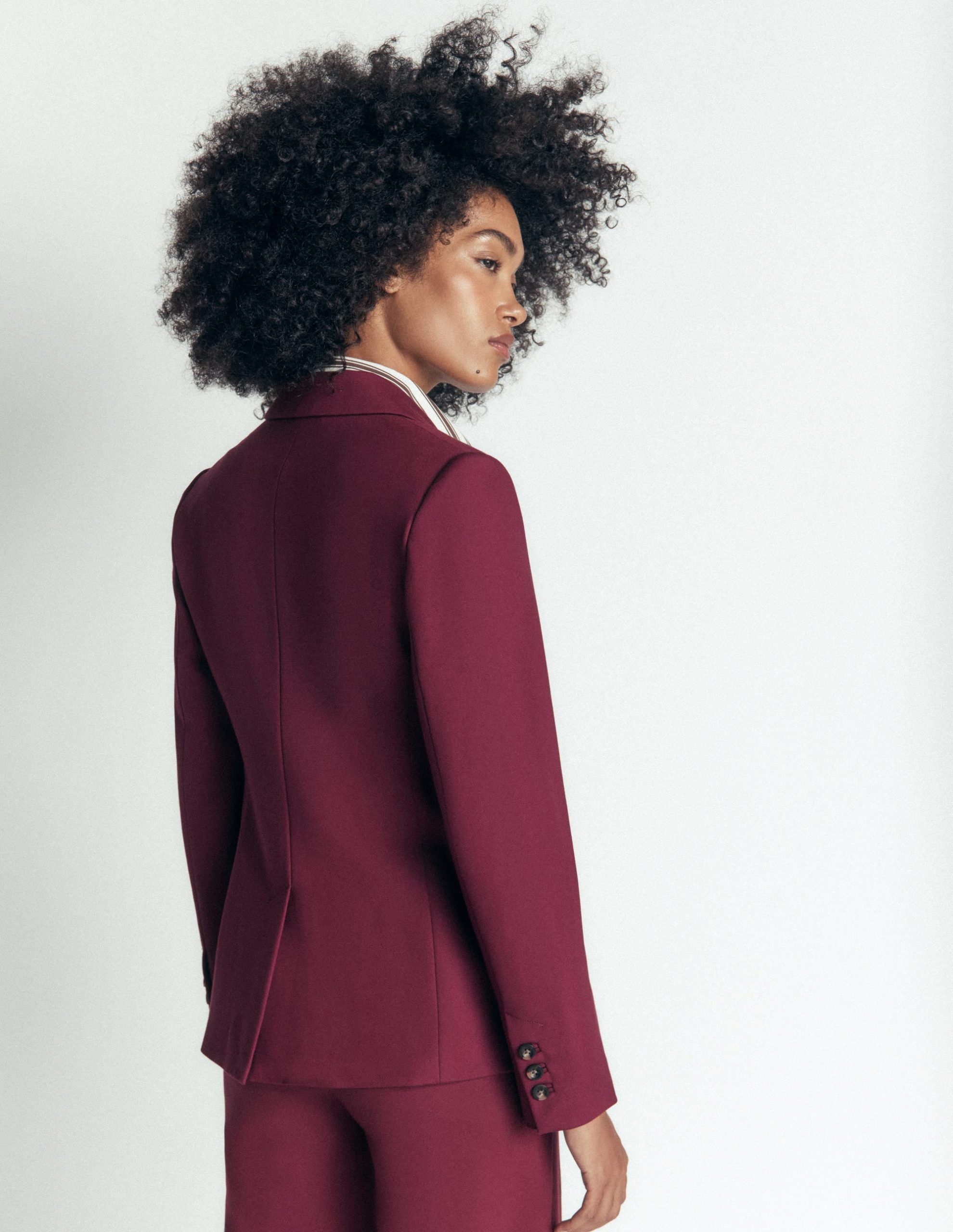 Stamford Ponte Blazer-Deep Wisteria - Image 4