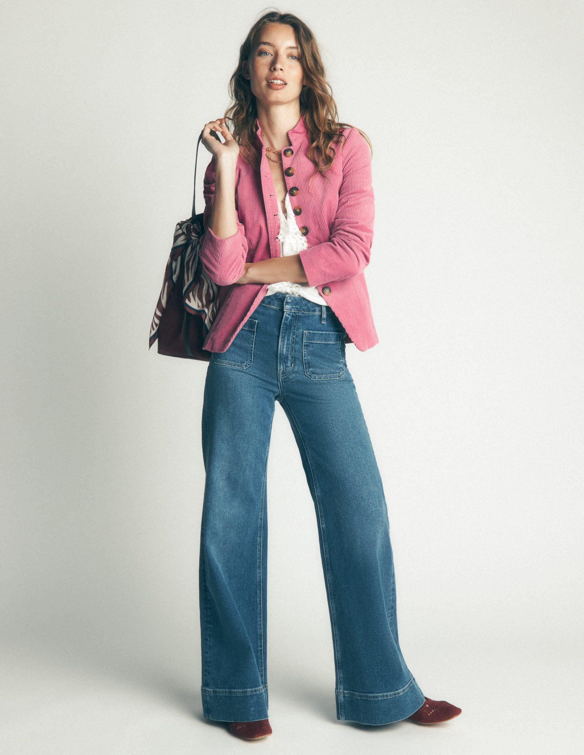 Hereford Military Cord Jacket-Pink Heather - Image 6