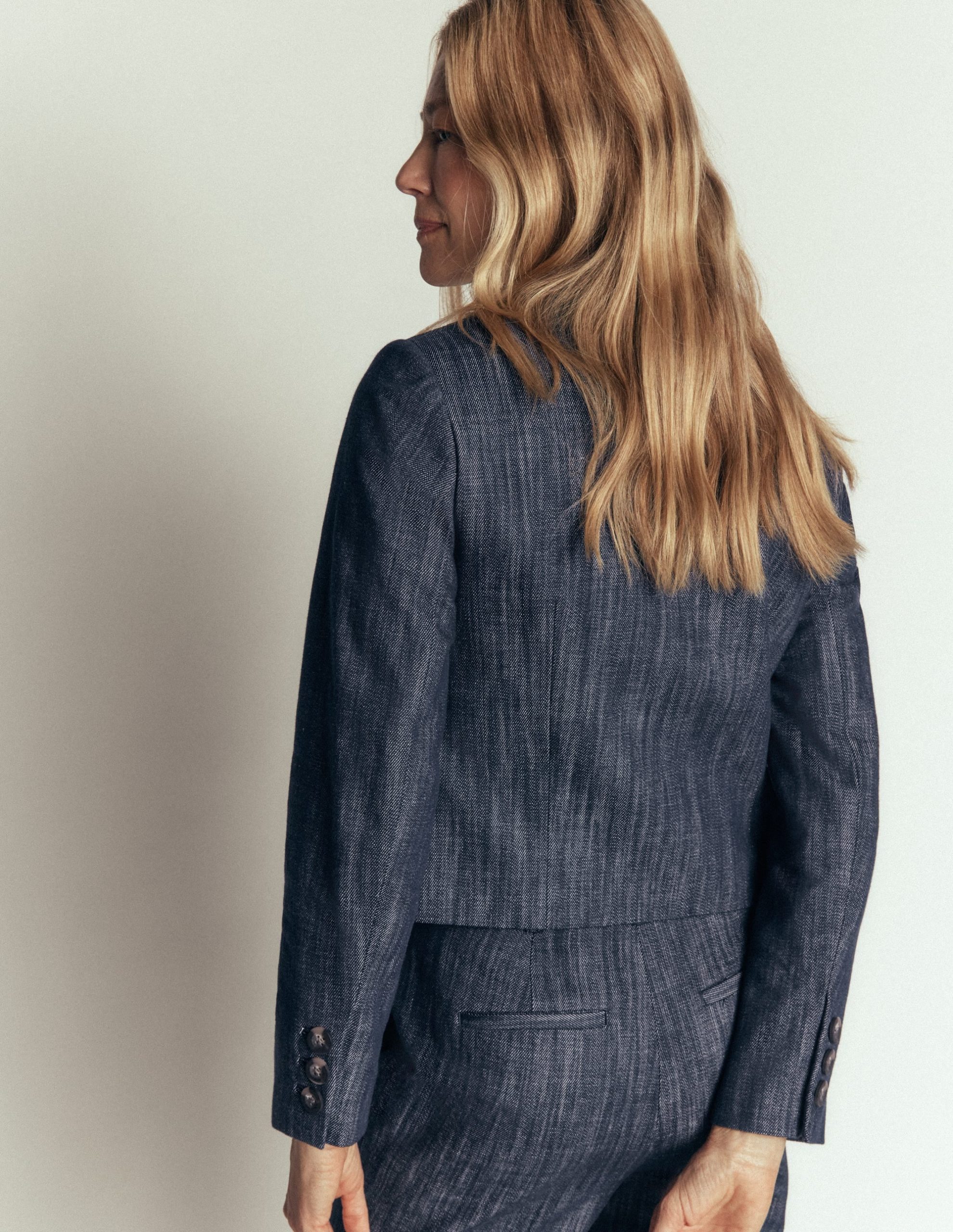 Dartmouth Twill Blazer-Indigo - Image 3