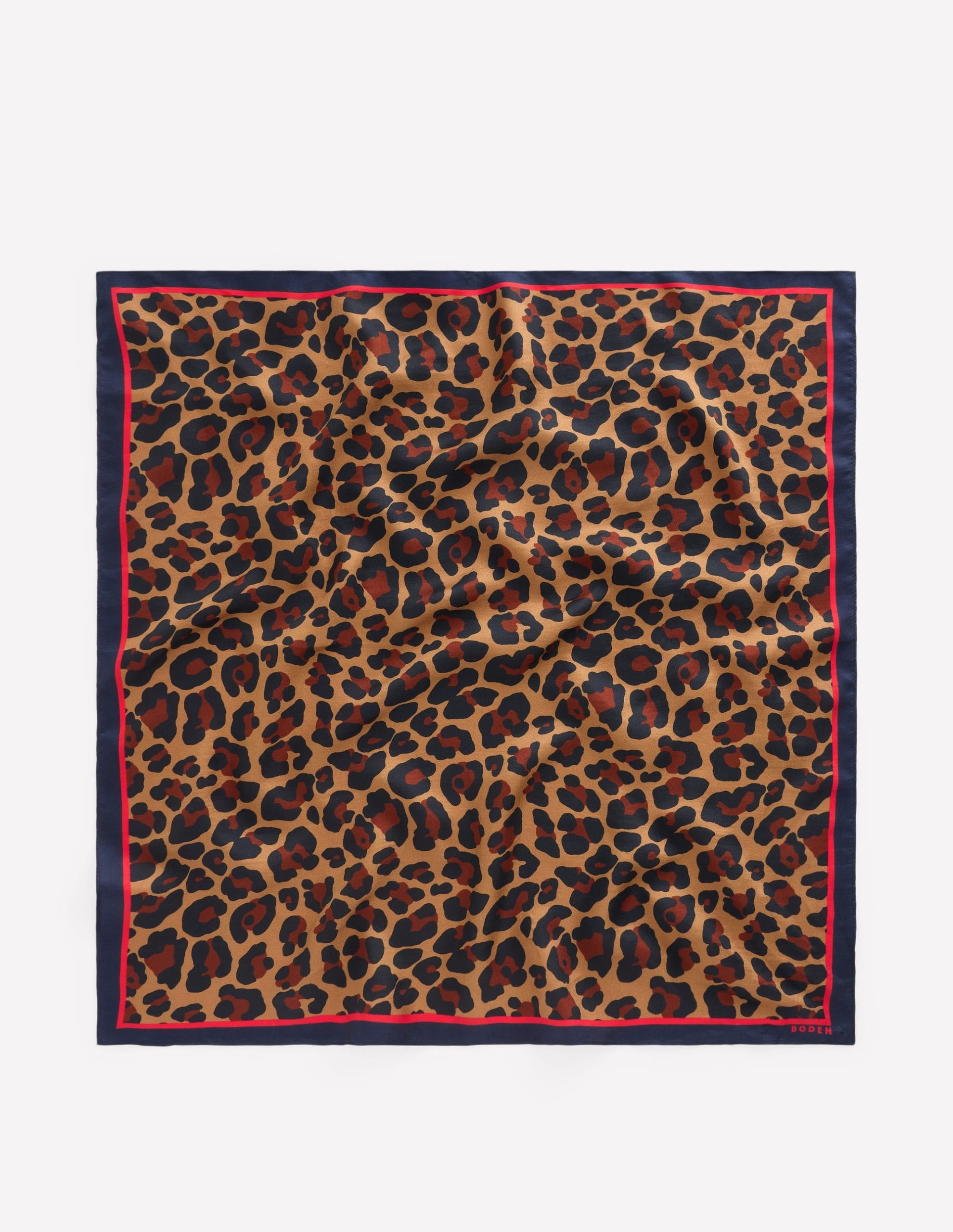 Elisabeth Silk Square Scarf-Multi. Cheetah Pop - Image 4