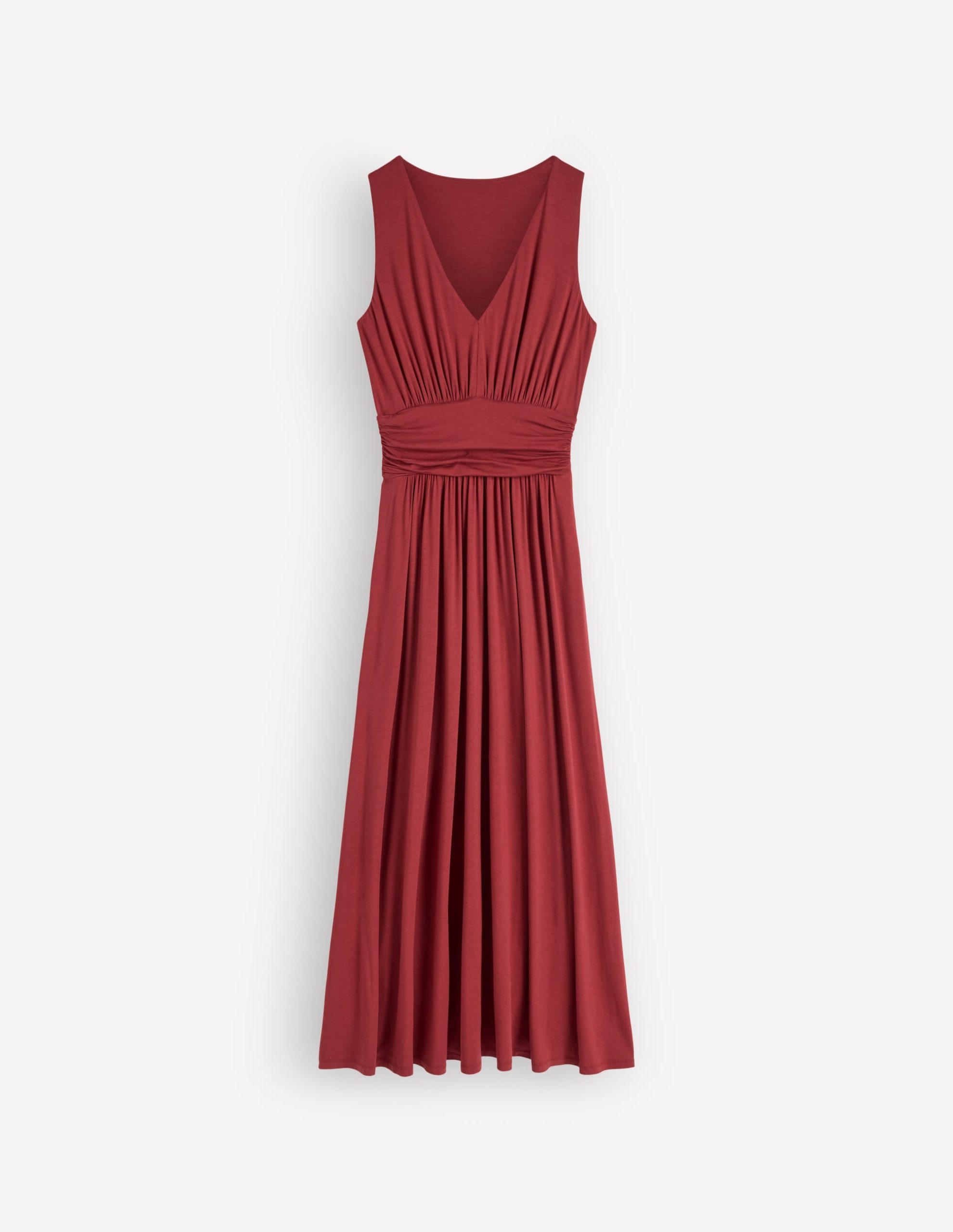 Elodie Jersey Maxi Dress-Rich Chestnut - Image 7