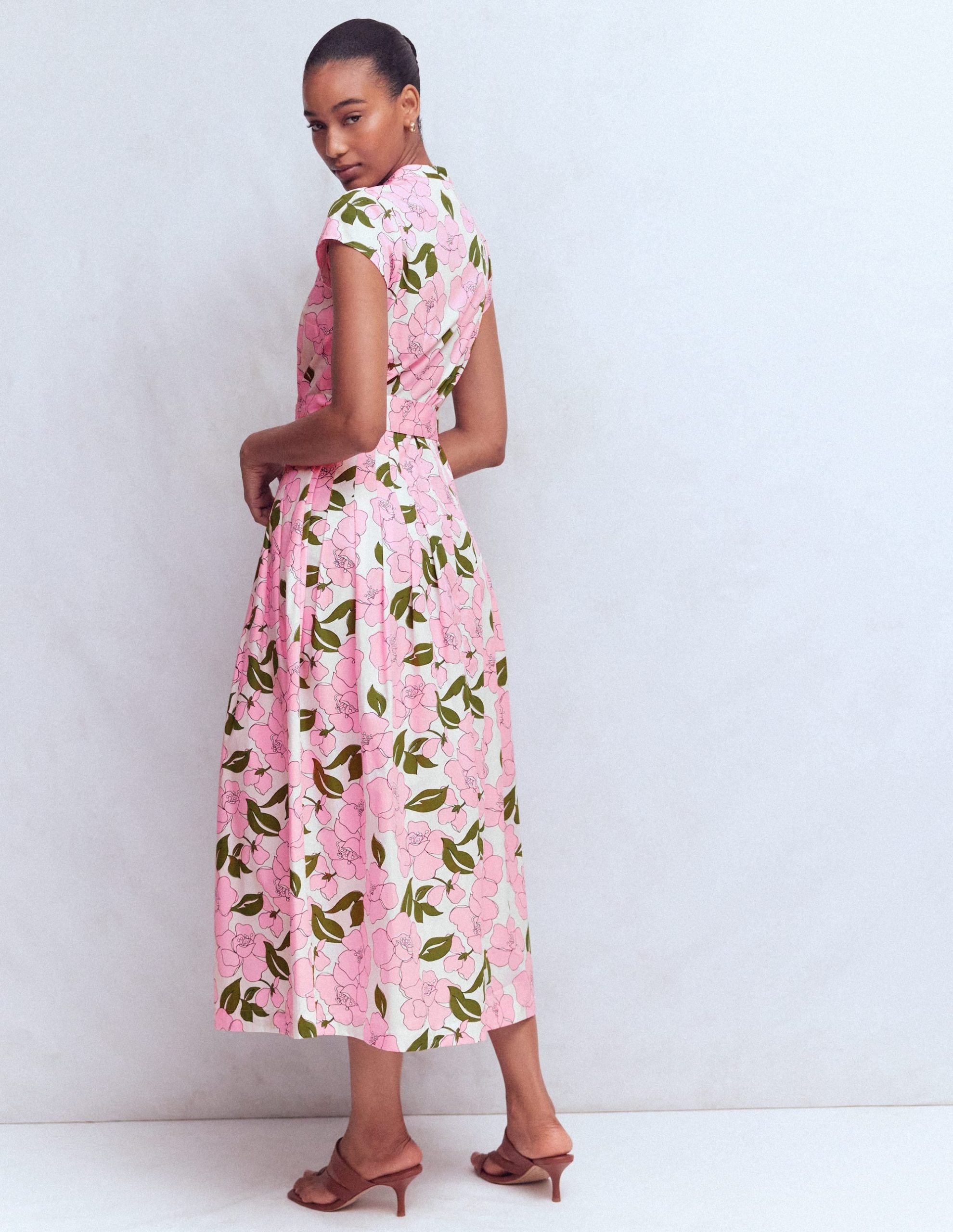 Arabella Cotton Maxi Dress-Pink Radiant Bloom - Image 4