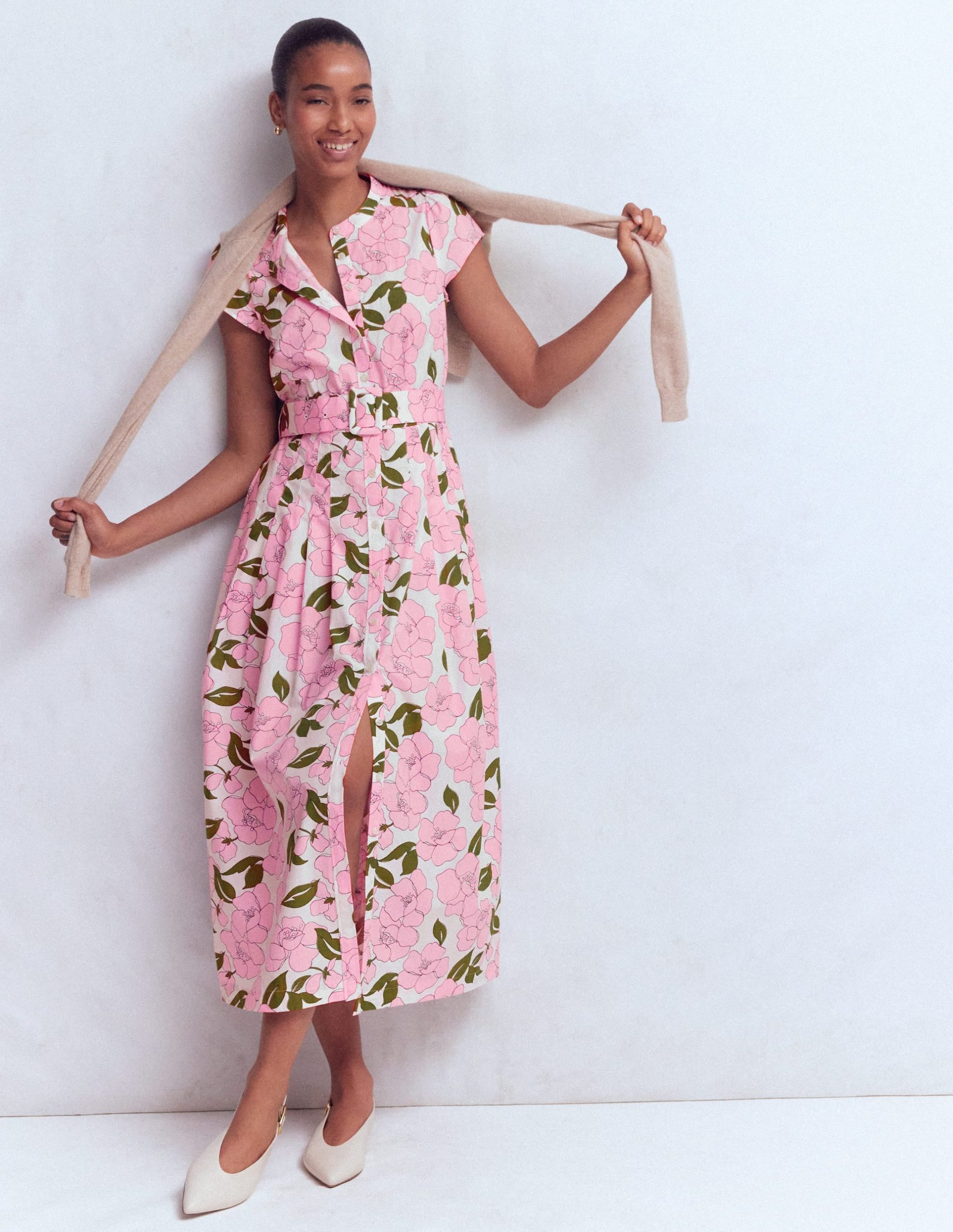 Arabella Cotton Maxi Dress-Pink Radiant Bloom - Image 7