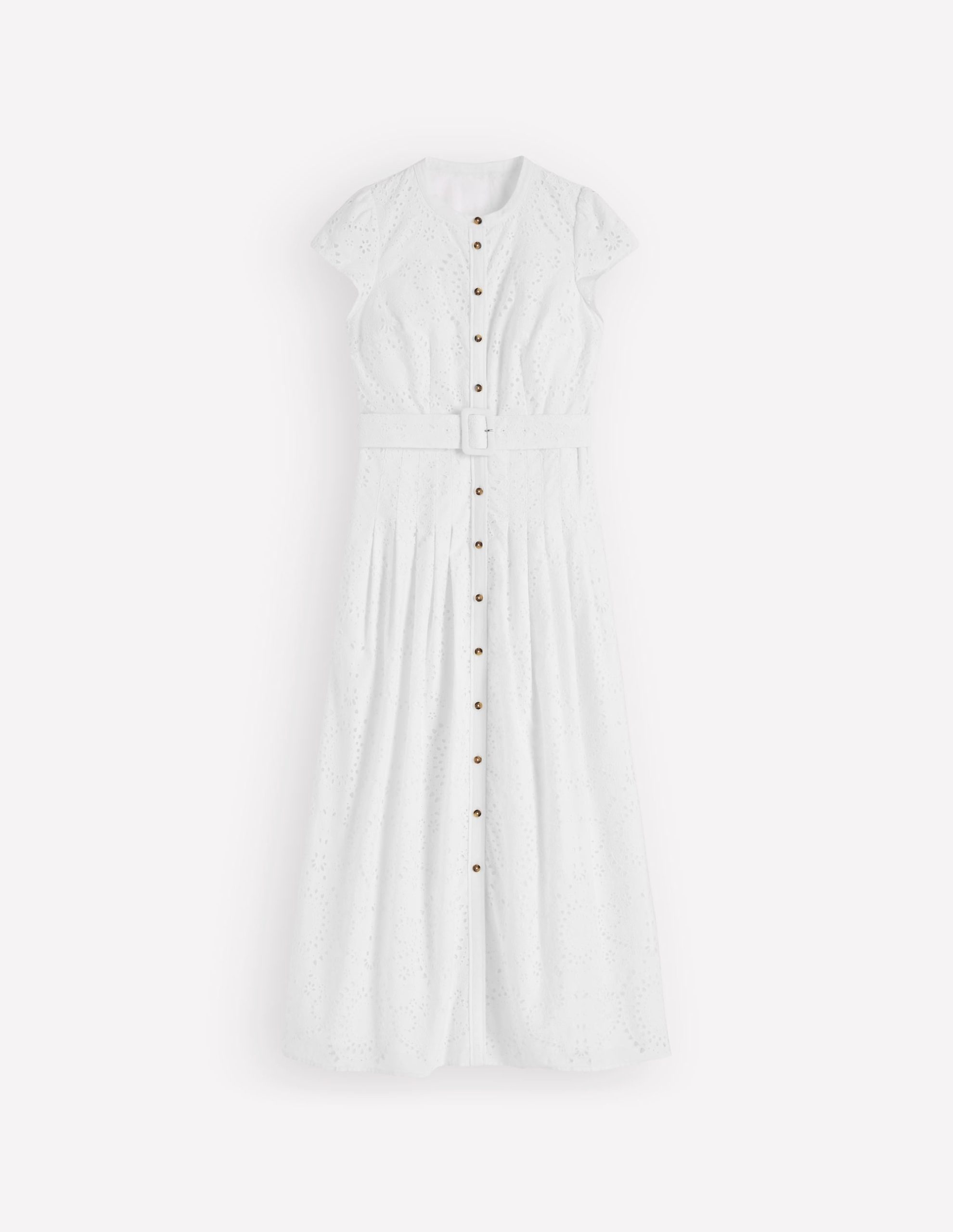 Arabella Cotton Maxi Dress-White Broderie - Image 6