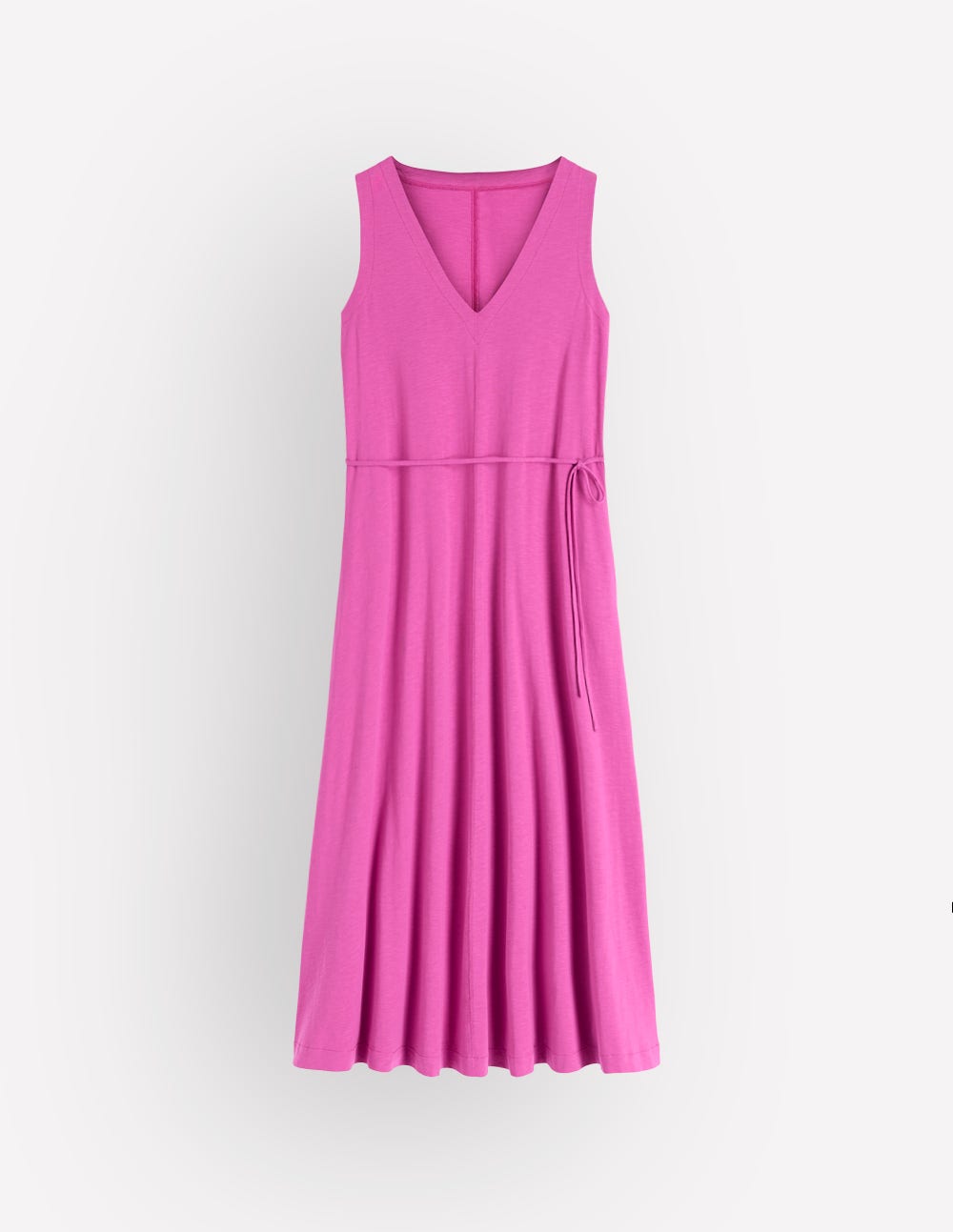 Mia V-neck Jersey Midi Dress-Passion Flower - Image 7