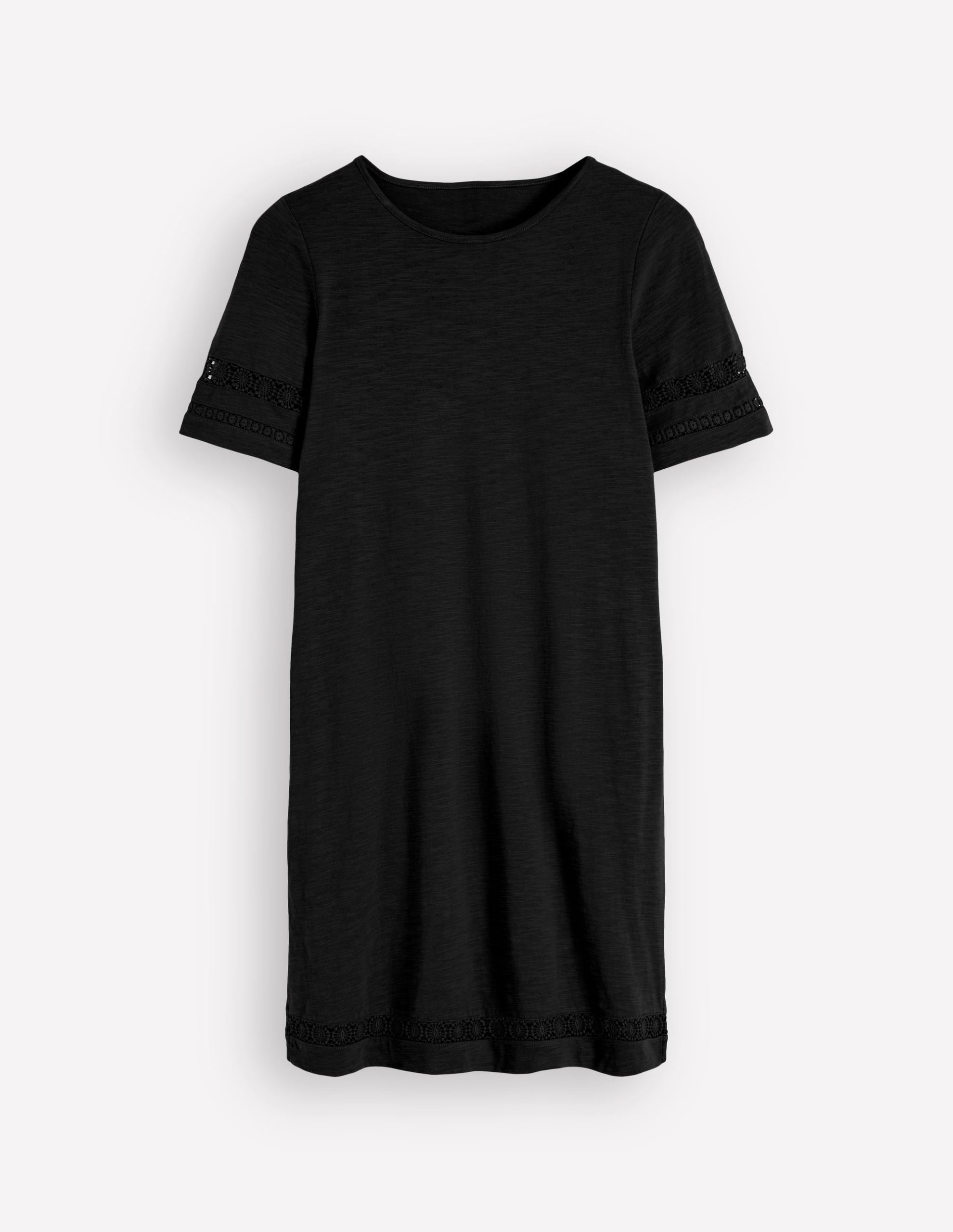 Hattie Jersey T-shirt Dress-Black - Image 6