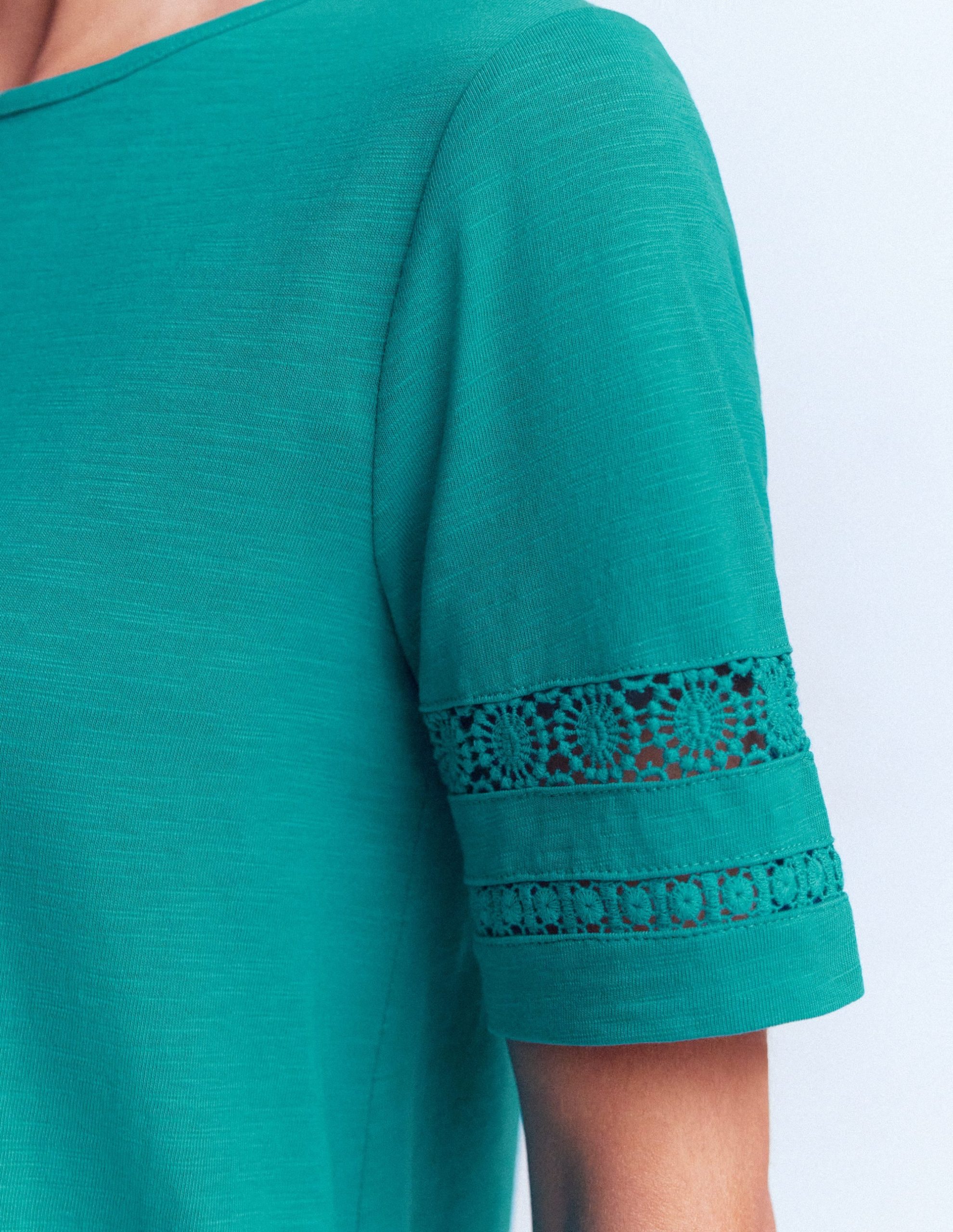 Hattie Jersey T-shirt Dress-Glaze Blue - Image 3