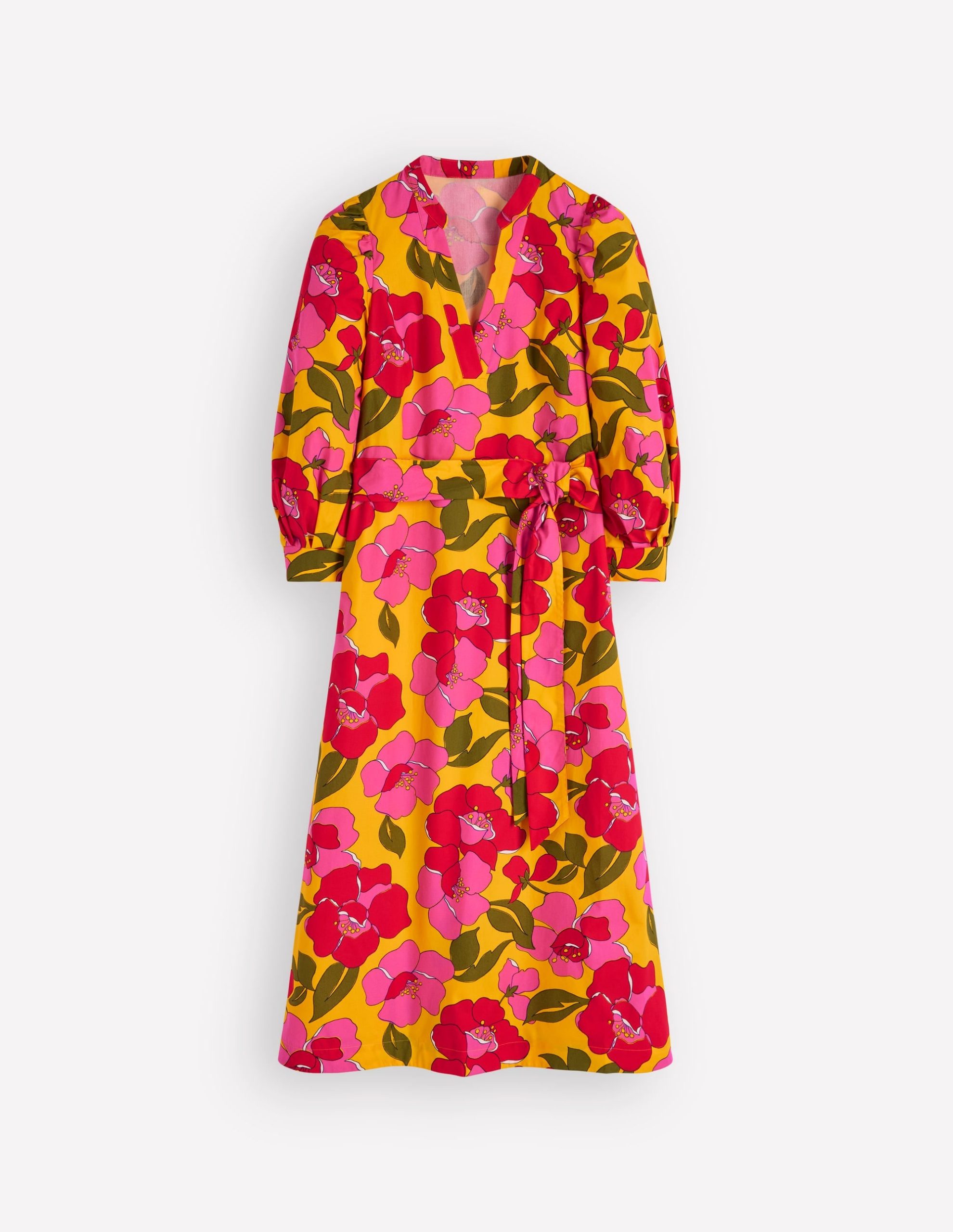 Octavia Cotton Dress-Yellow. Radiant Bloom - Image 8