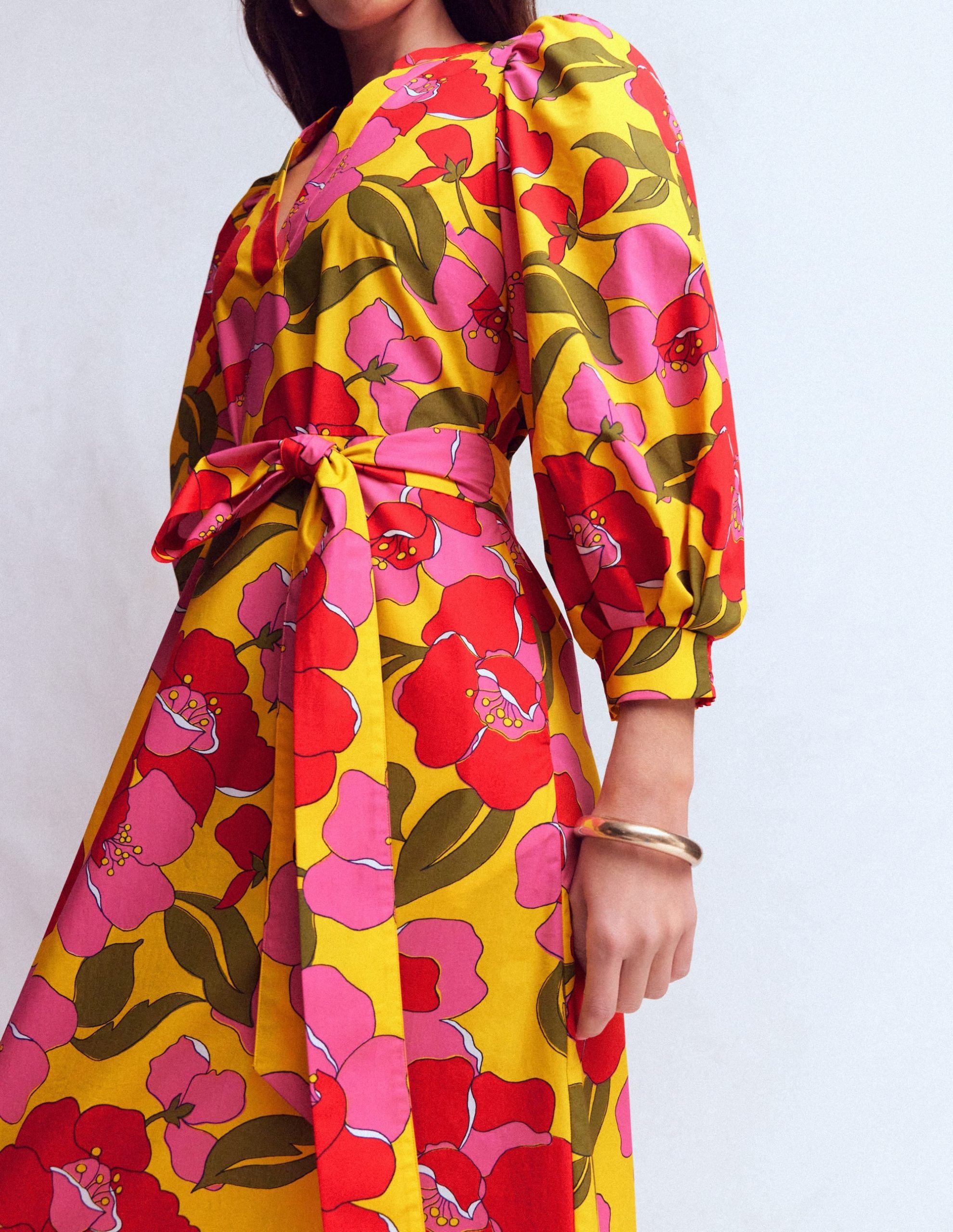 Octavia Cotton Dress-Yellow. Radiant Bloom - Image 6
