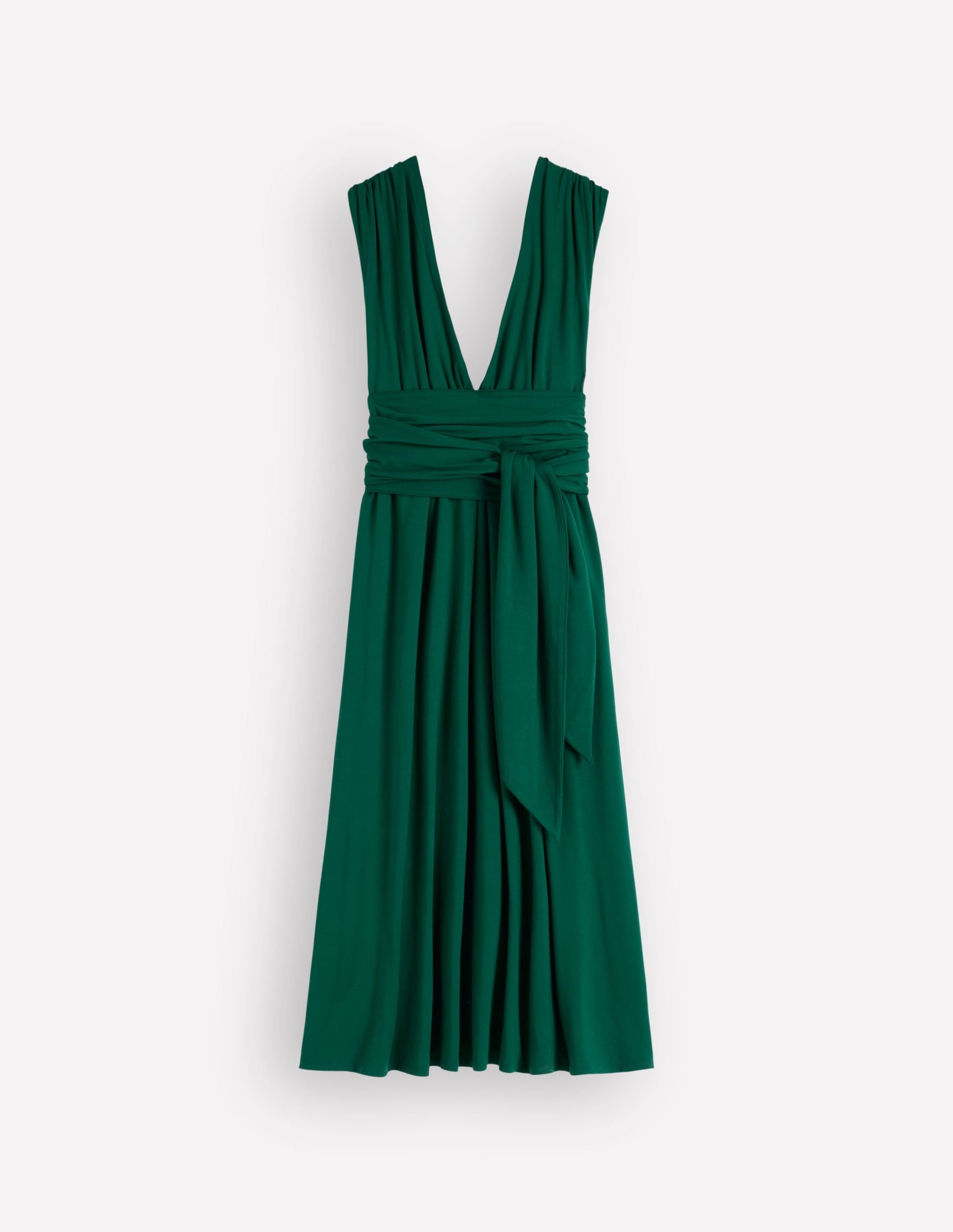 Multiway Jersey Maxi Dress-Emerald Night - Image 9