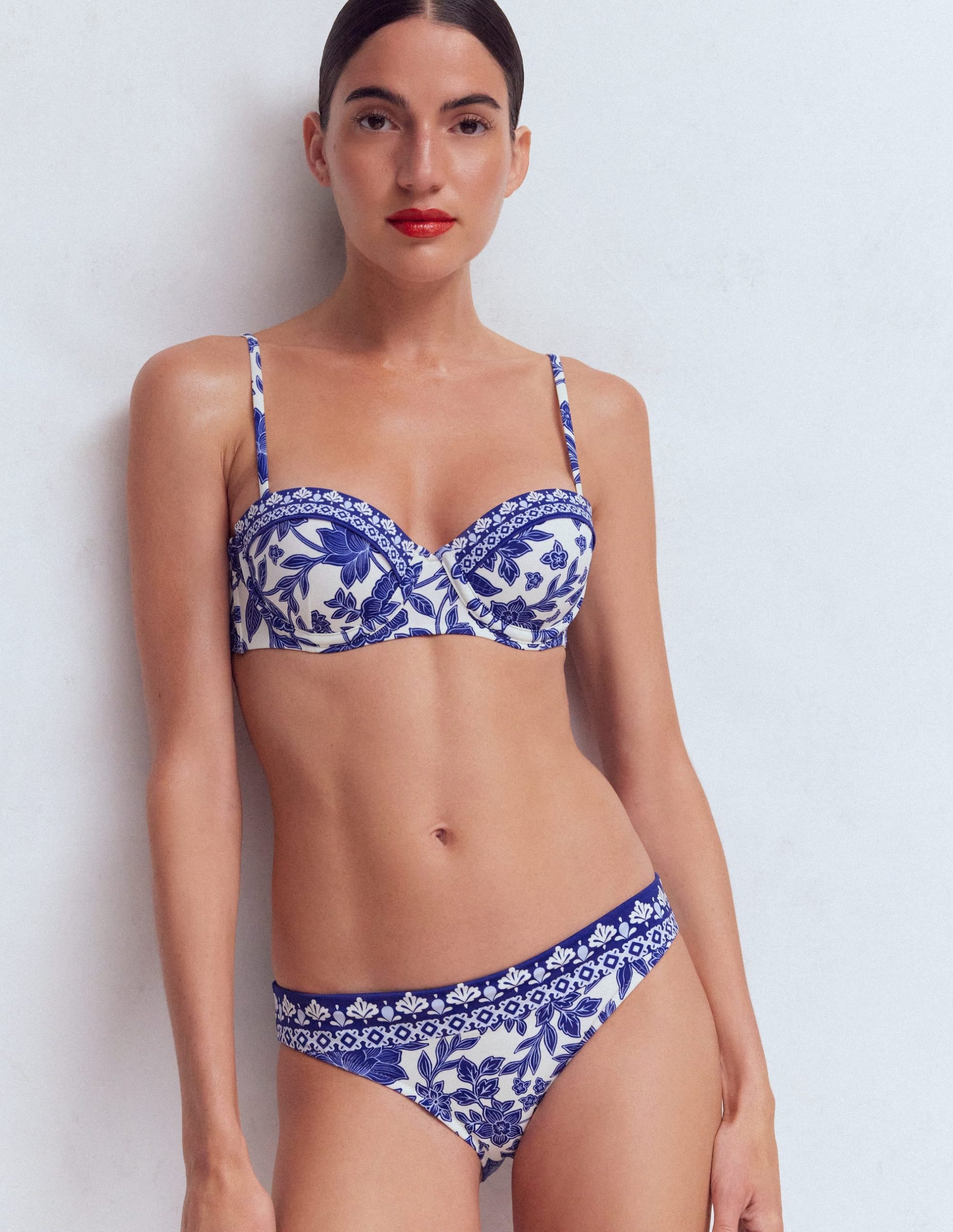 Classic Bikini Bottoms-Mazarine Blue. Tigers Paradise