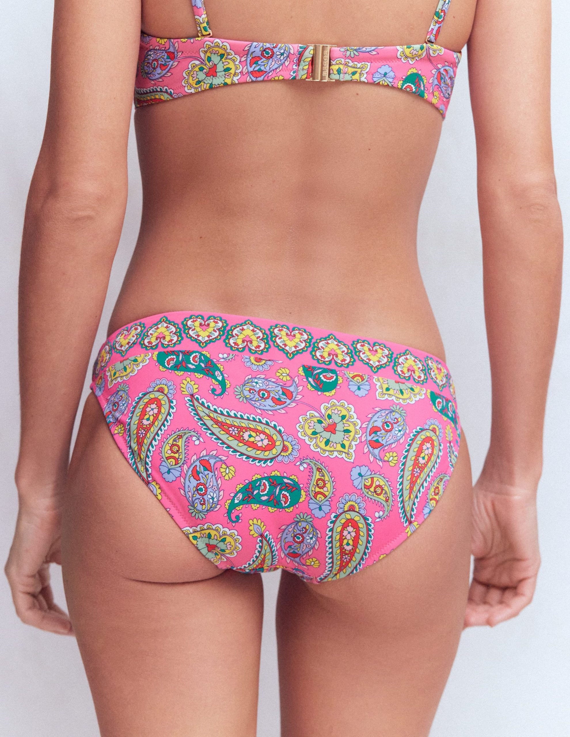 Classic Bikini Bottoms-Pink Paisley - Image 4