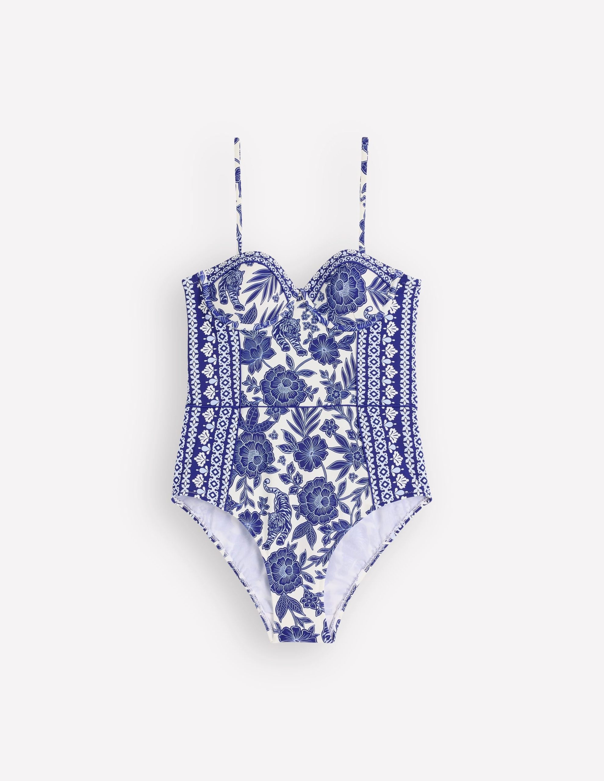 Rhodes Cup Sized Swimsuit-Mazarine Blue. Paradise - Image 6