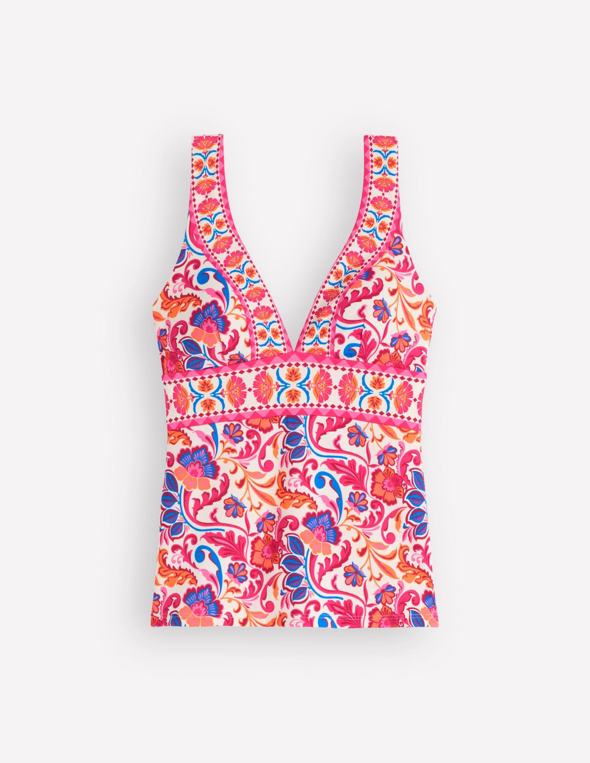 Porto Tankini Top-Pink Power. Flourishing Meadow - Image 5