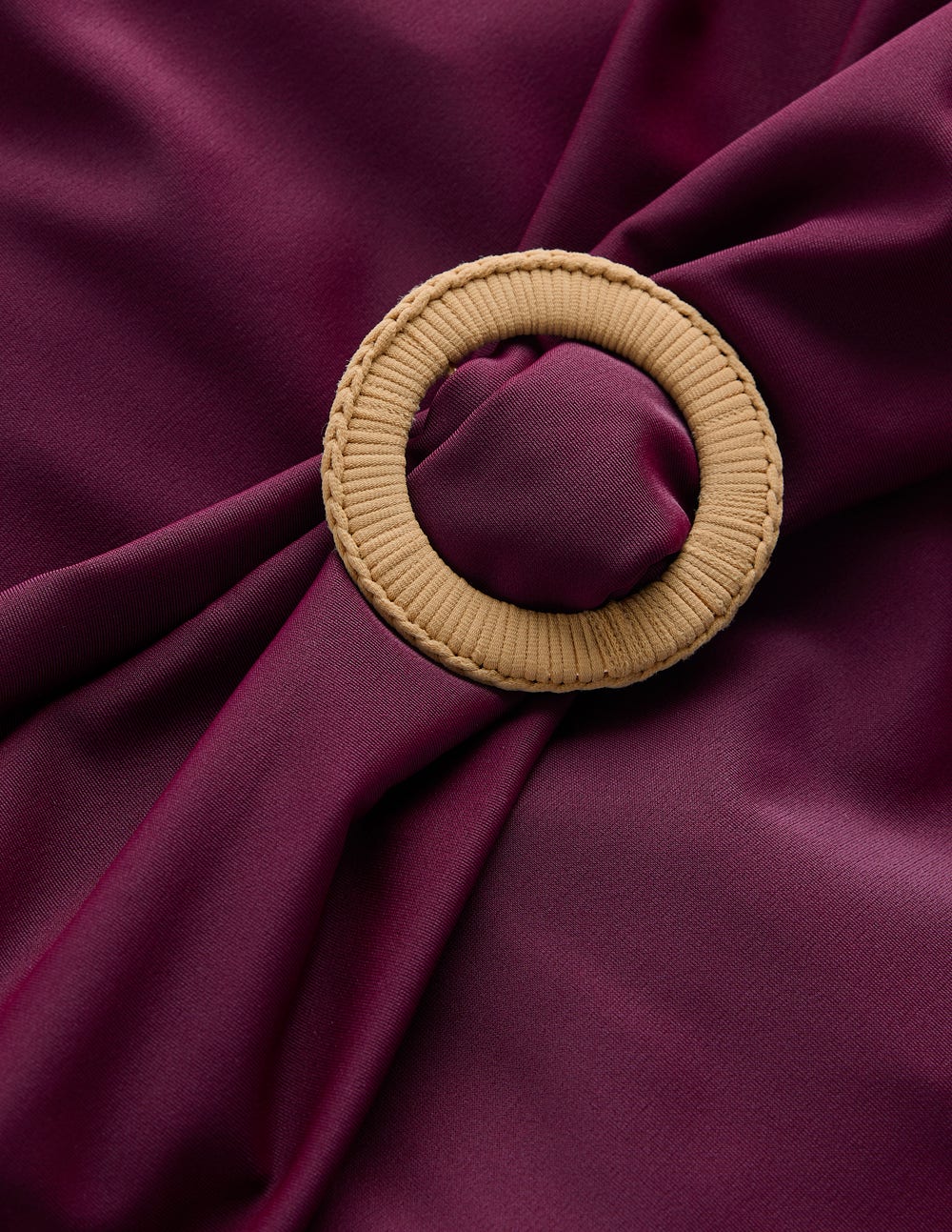 Sorrento Hoop Sash Swimsuit-Chocberry - Image 7