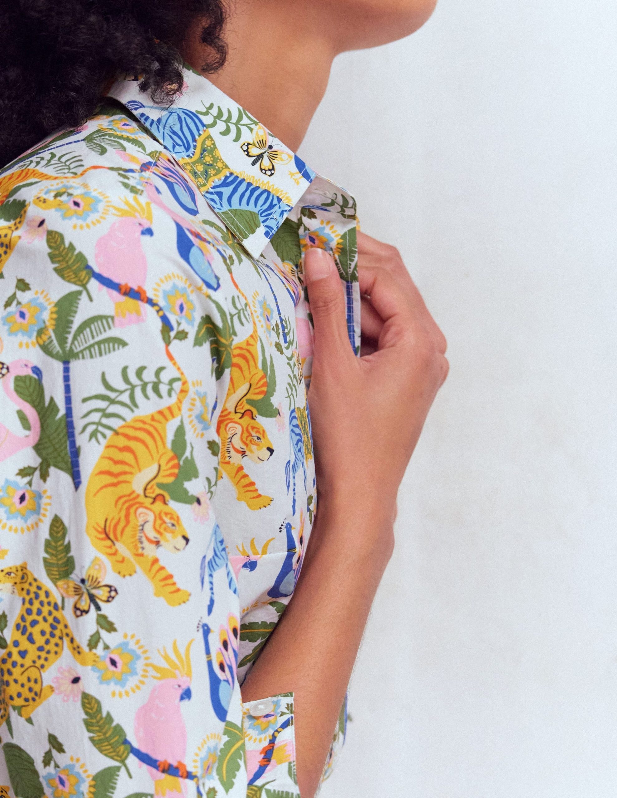 Sienna Cotton Shirt-Multi. Tropical Safari - Image 2