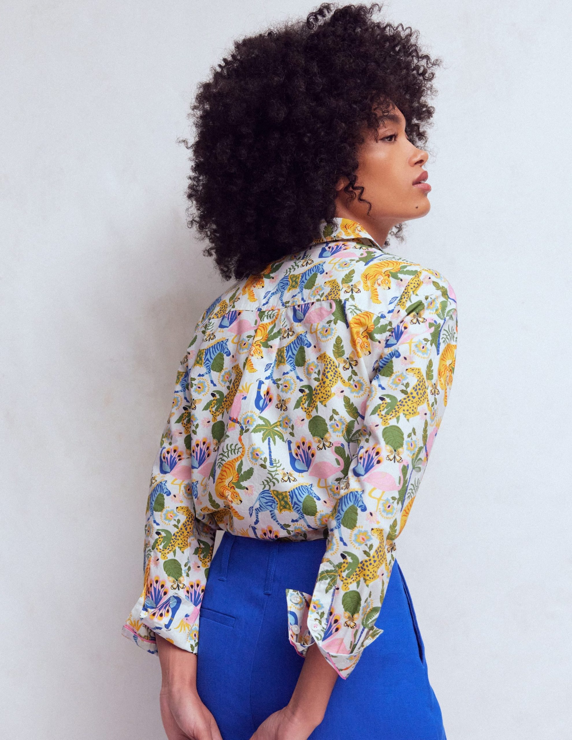 Sienna Cotton Shirt-Multi. Tropical Safari - Image 3