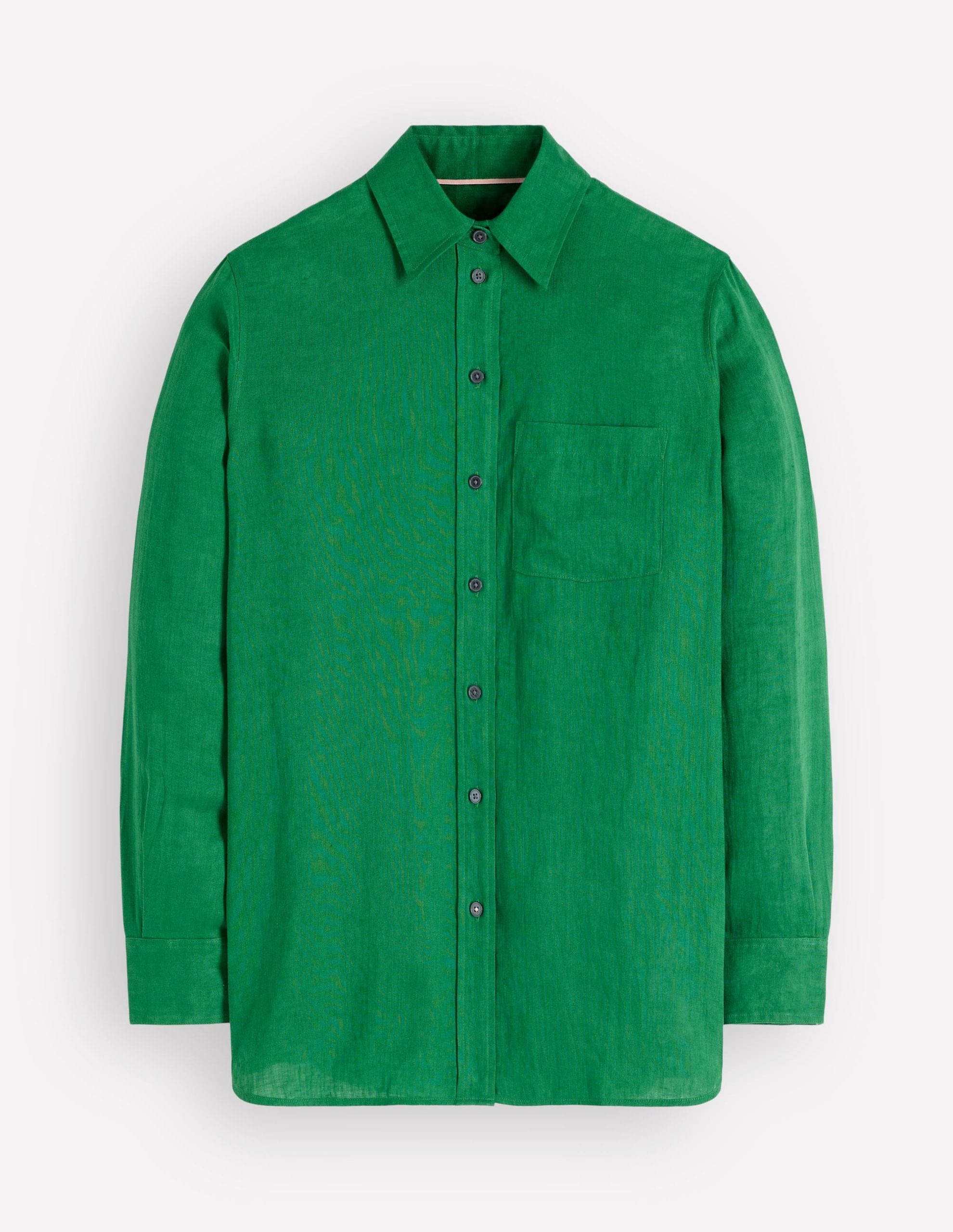 Sadie Relaxed Linen Shirt-Fresh Green - Image 6