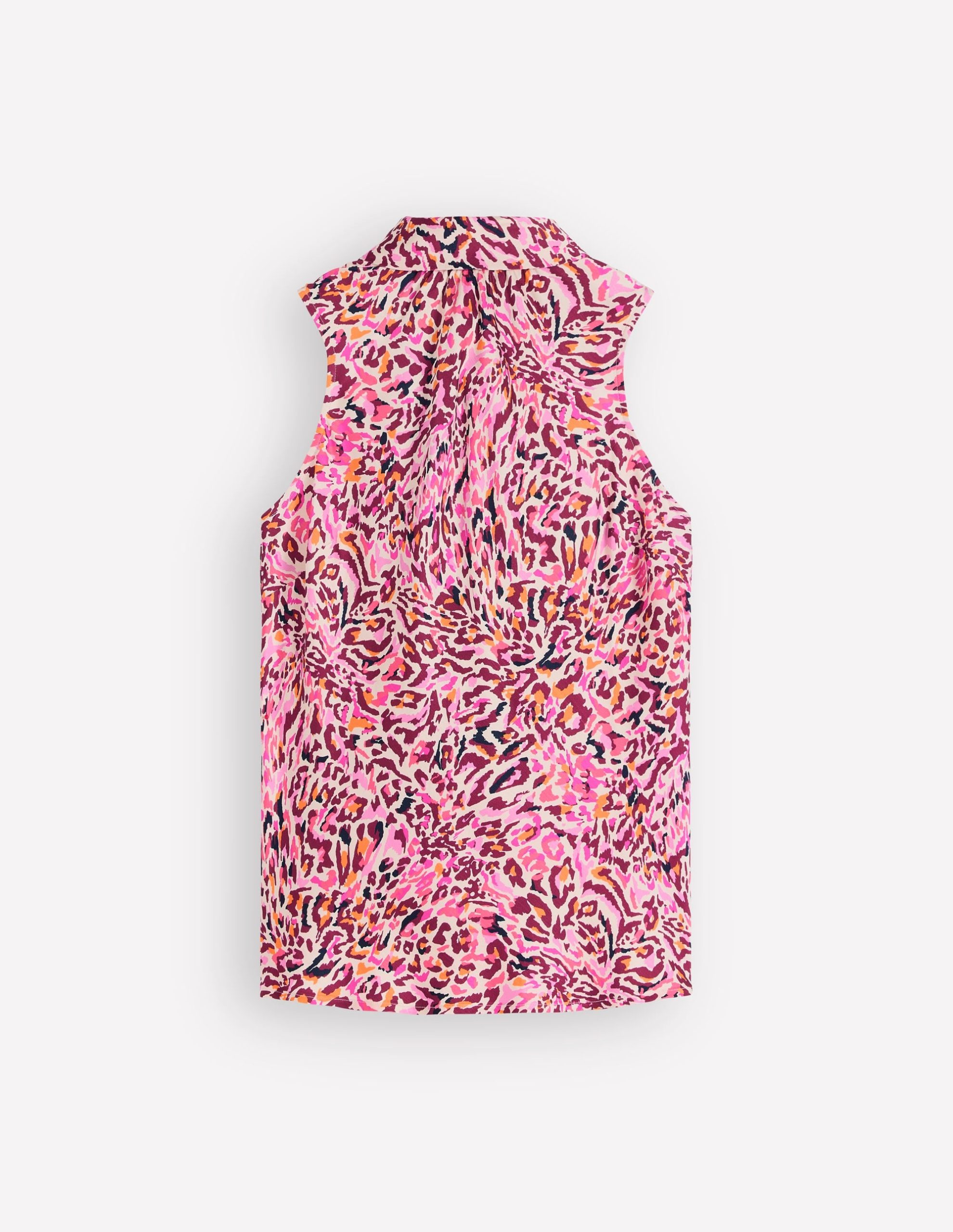 Satin Halterneck Top-Multi. Leopard Flow - Image 6