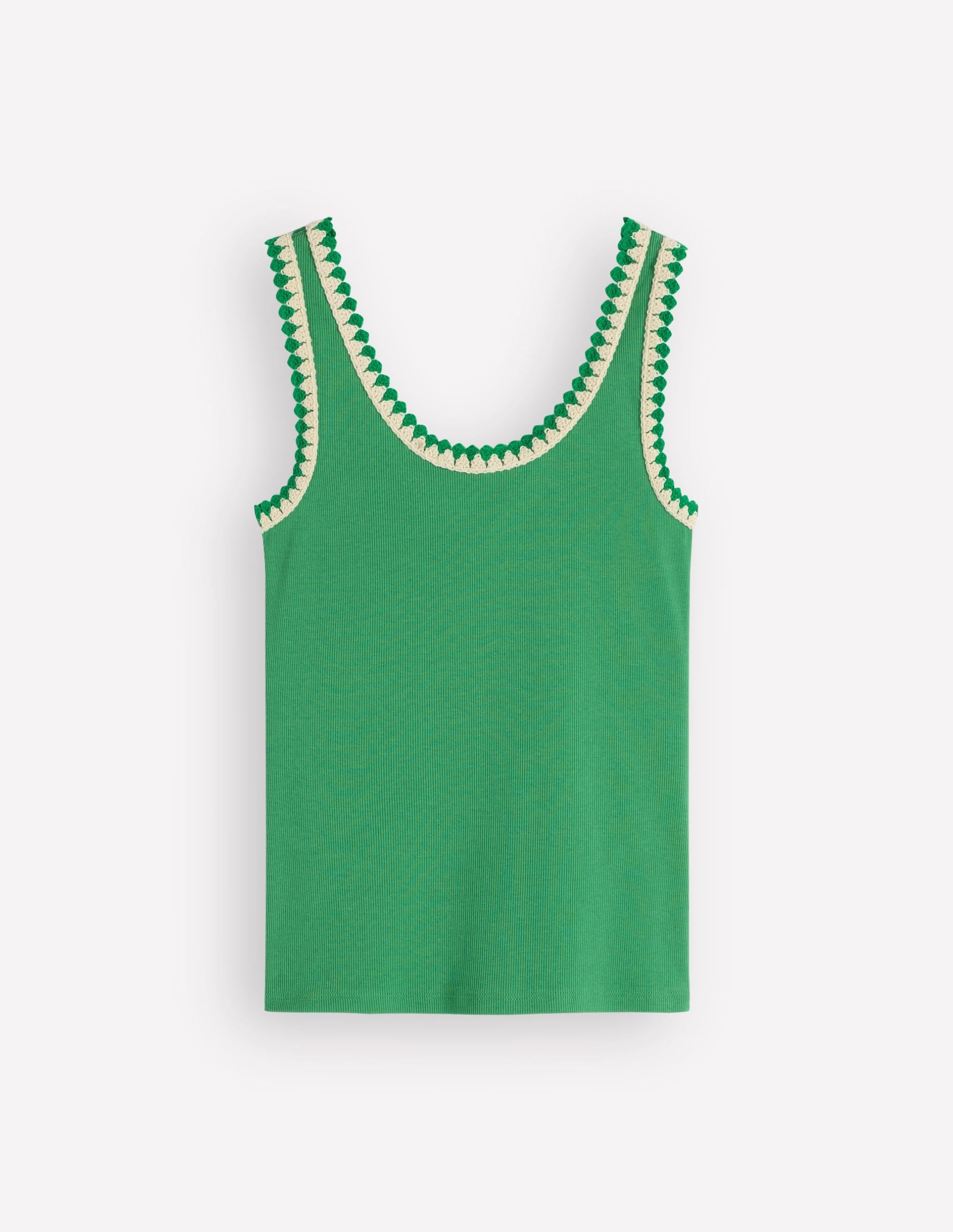 Maddie Trim Detail Vest-Shamrock Green - Image 6