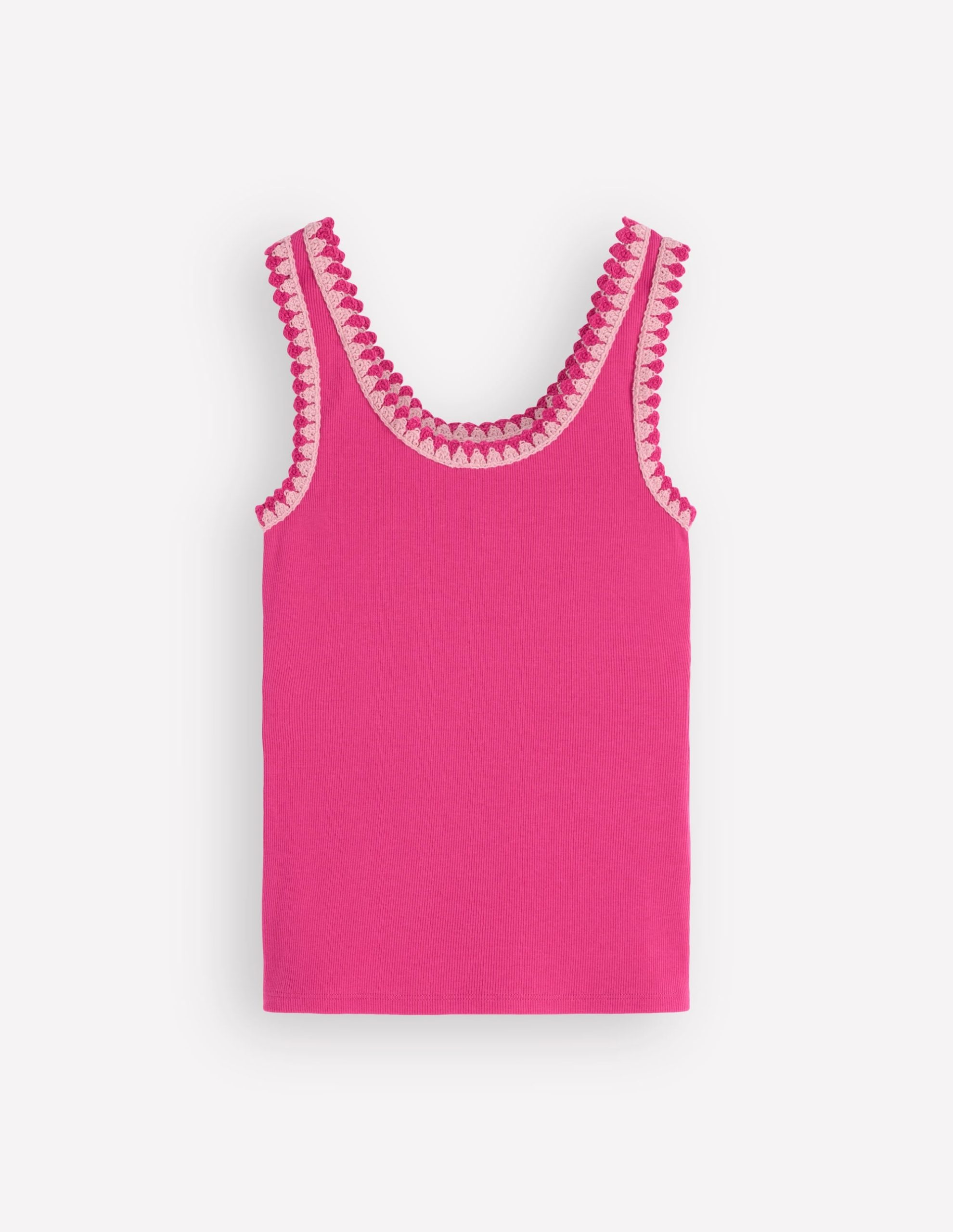 Maddie Trim Detail Vest-Pink Peony - Image 5