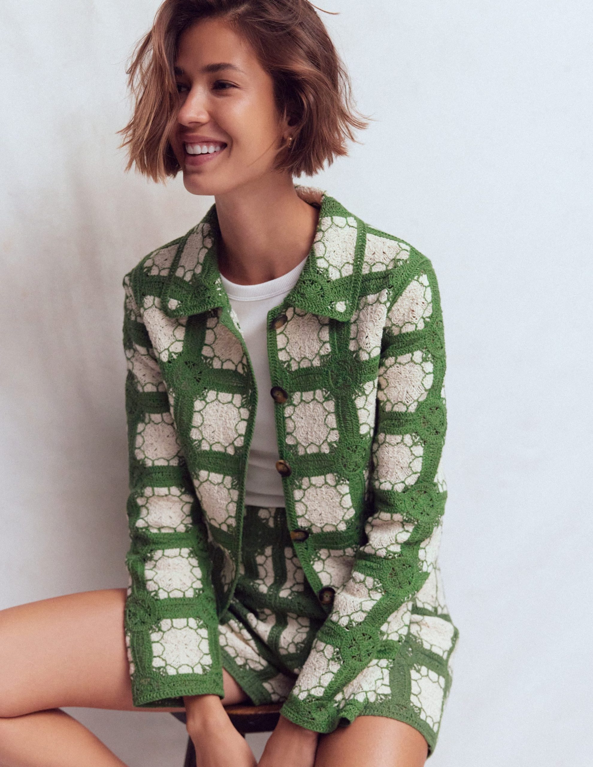 Crochet Jacket-Multi